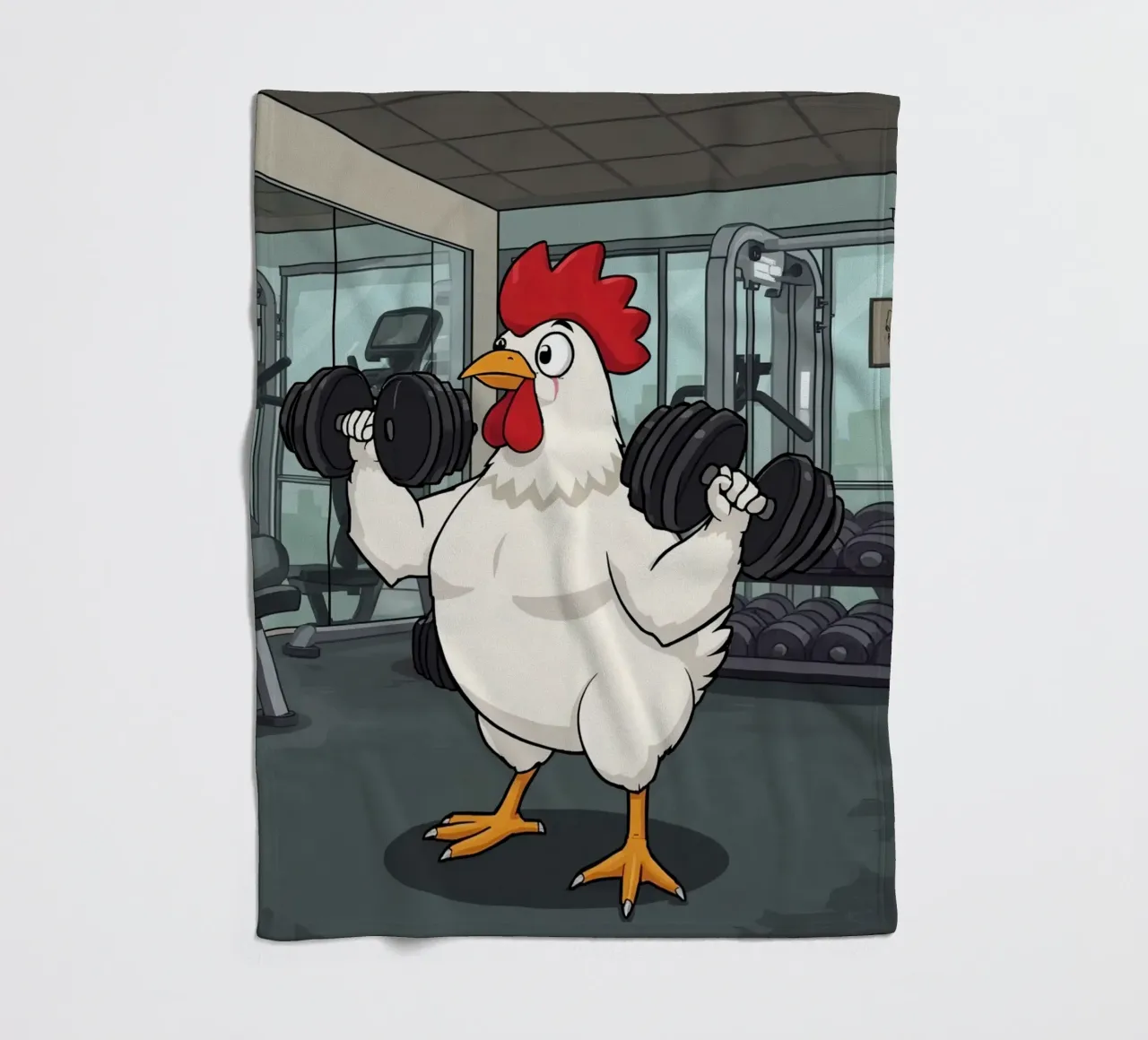 Eggcercise Fleecedecke von DesignDoodle