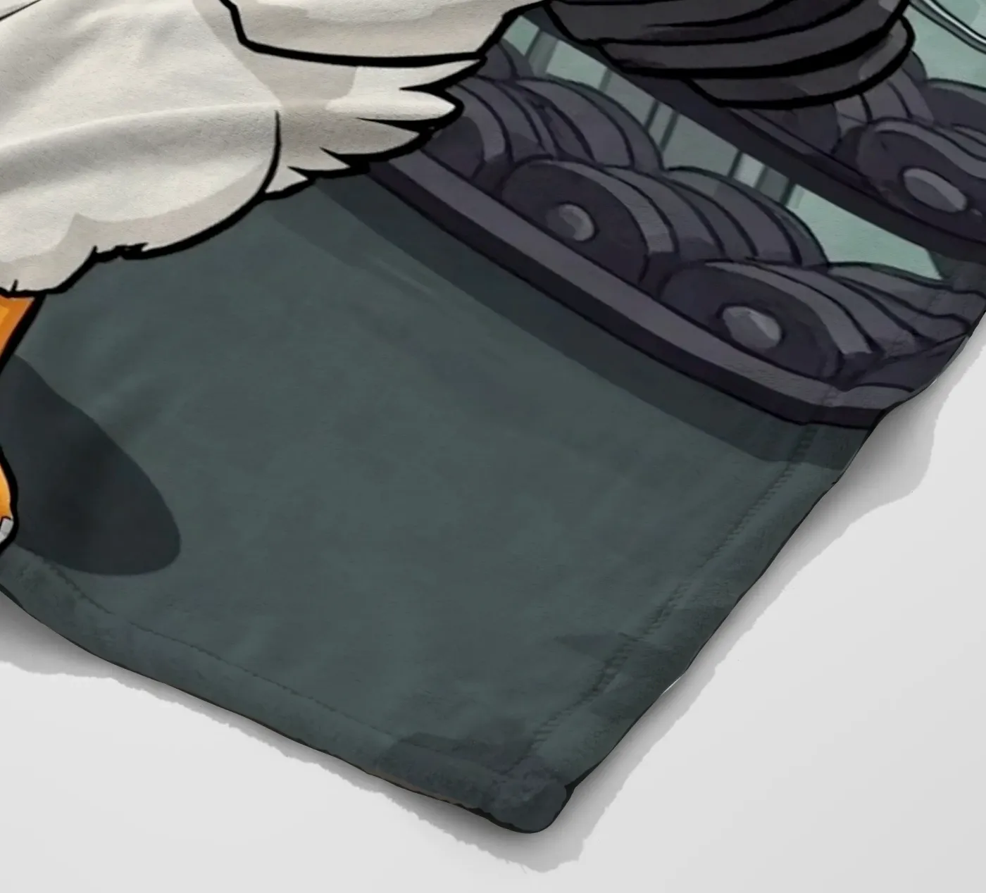 Eggcercise fleece blanket by DesignDoodle