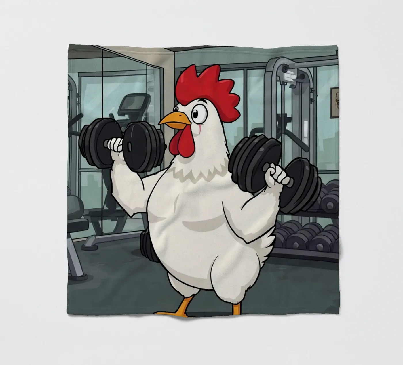 Eggcercise plaid polaire de DesignDoodle