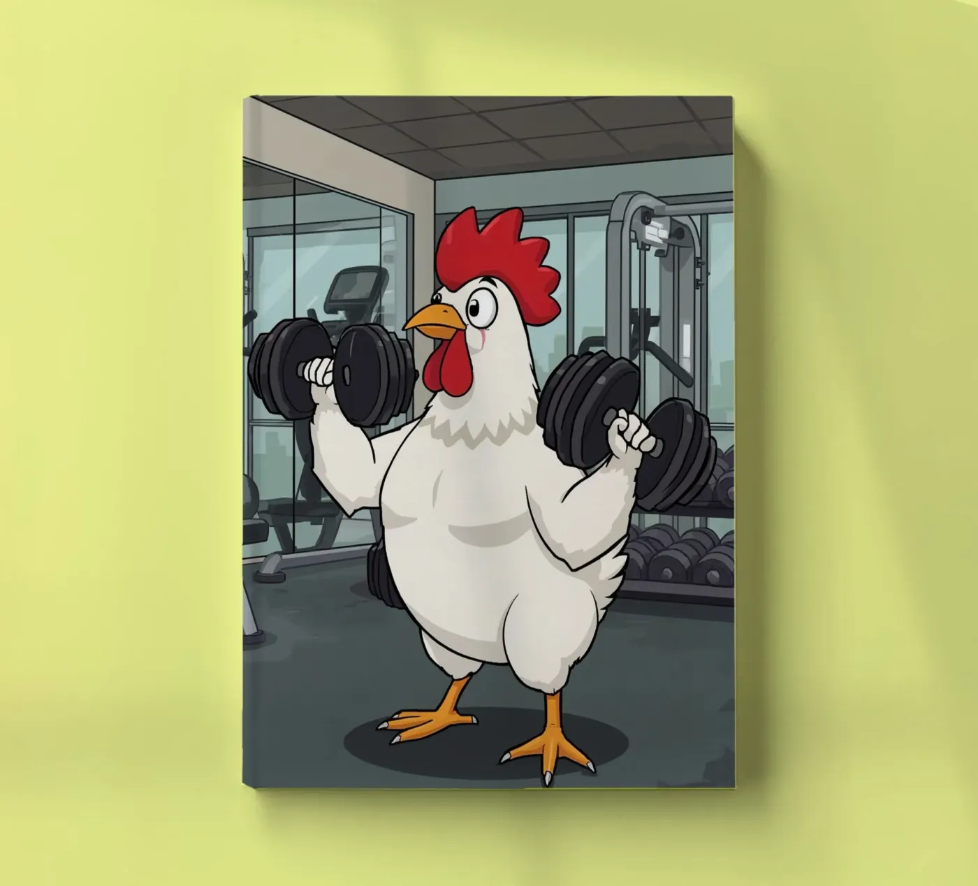 Eggcercise notebook by DesignDoodle