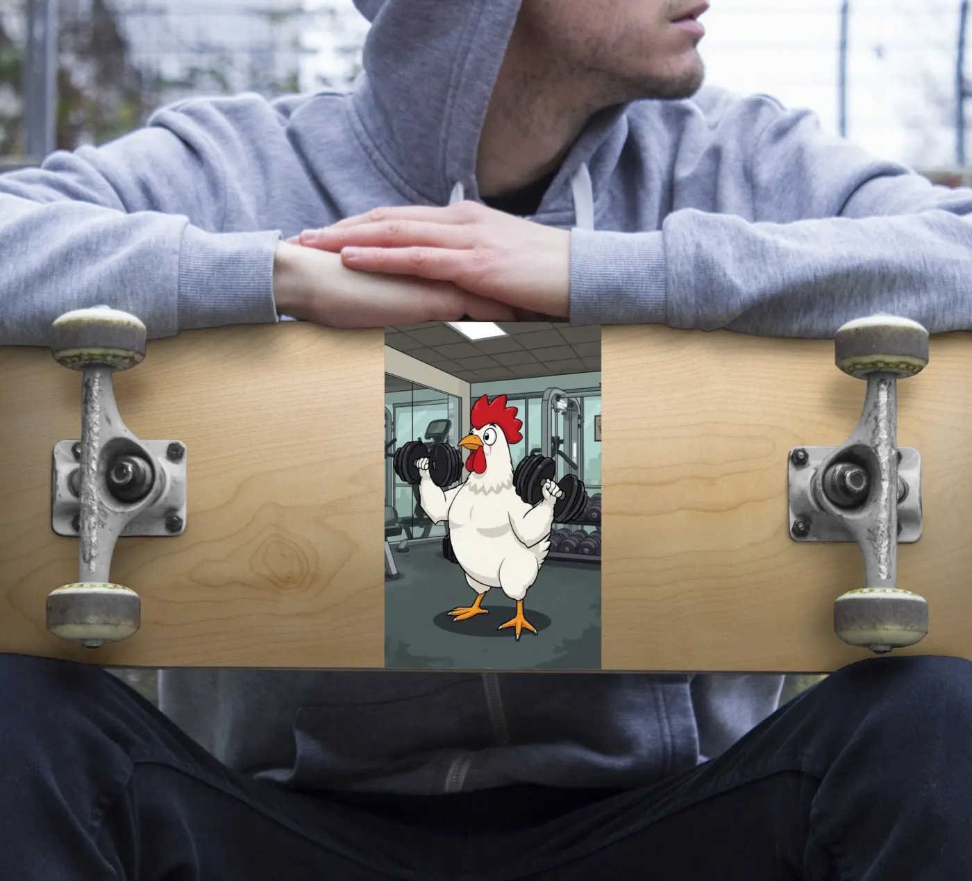 Eggcercise adesivo da DesignDoodle