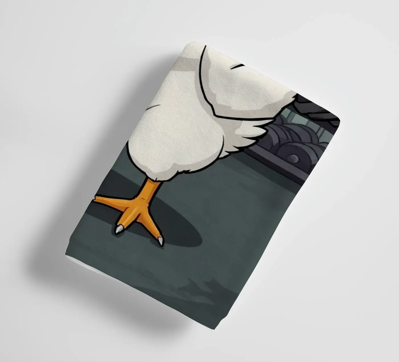 Eggcercise towel by DesignDoodle