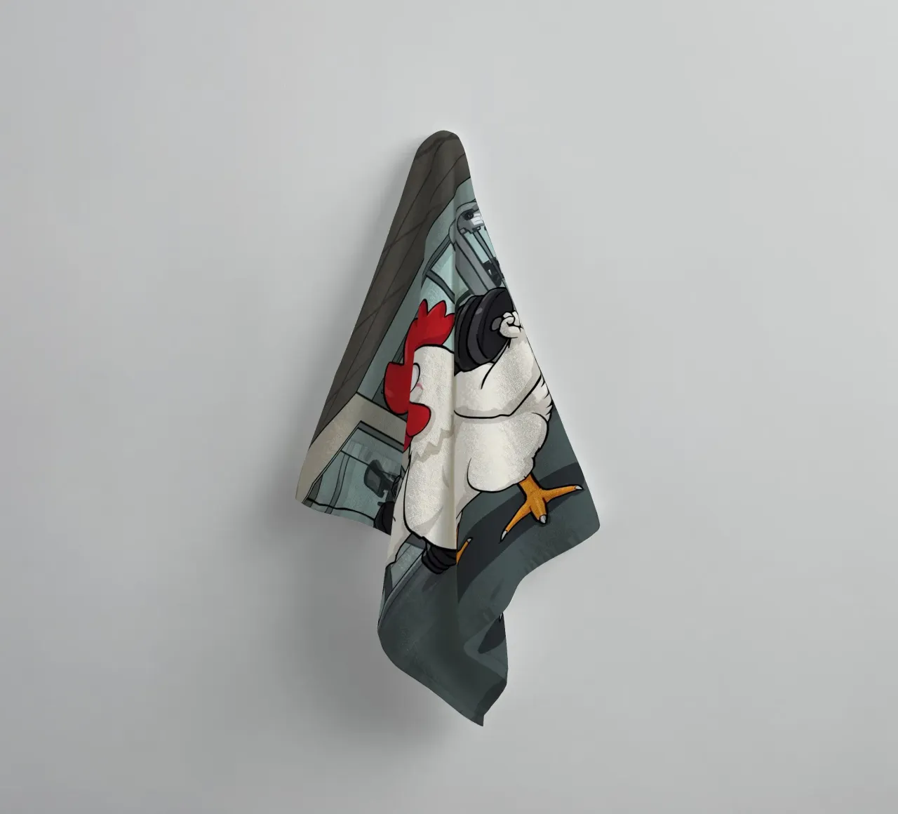 Eggcercise asciugamano da bagno da DesignDoodle