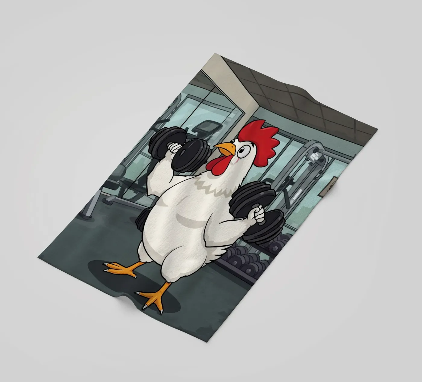 Eggcercise Strandtuch von DesignDoodle