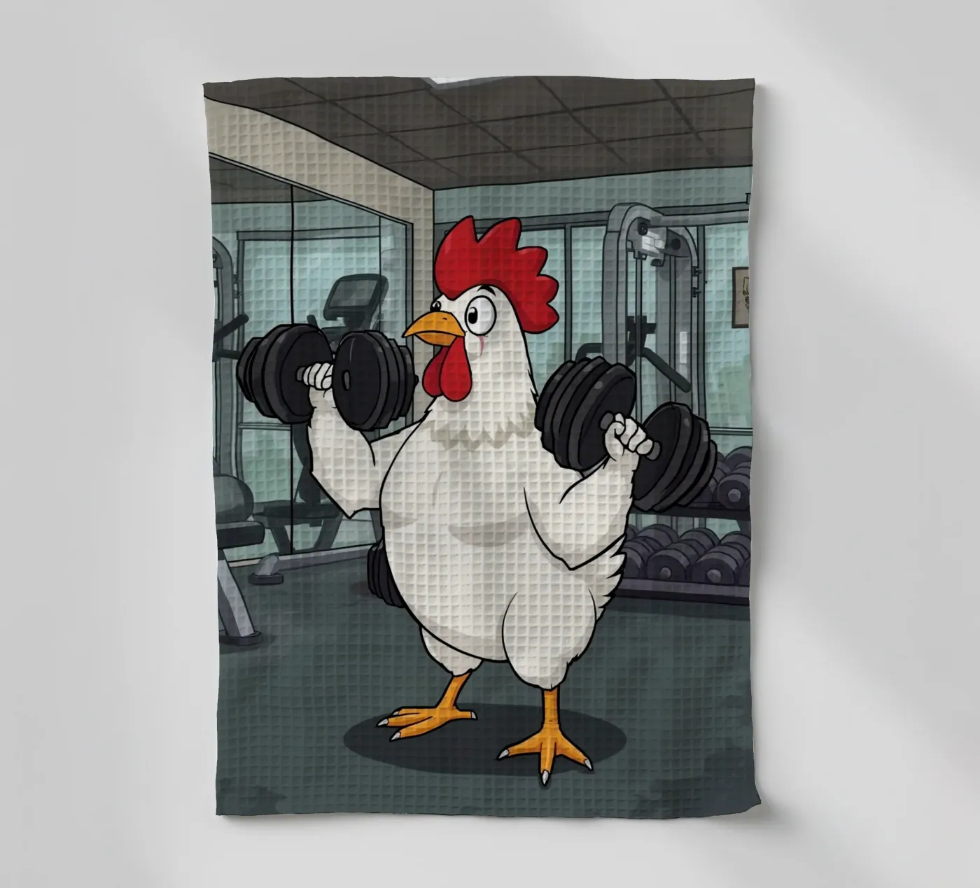 Eggcercise canovaccio da cucina da DesignDoodle