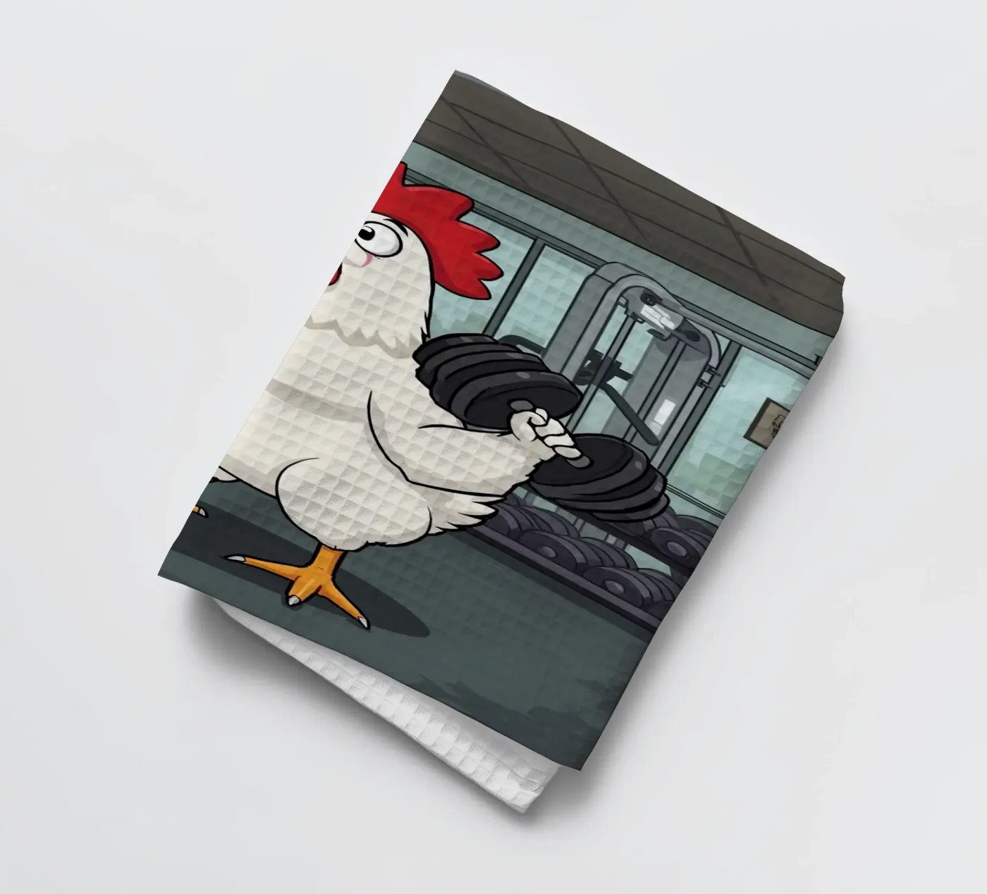 Eggcercise canovaccio da cucina da DesignDoodle