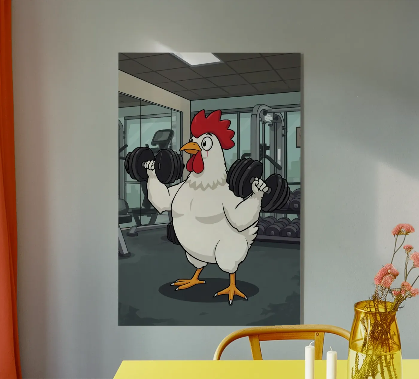 Eggcercise acrylic glass by DesignDoodle