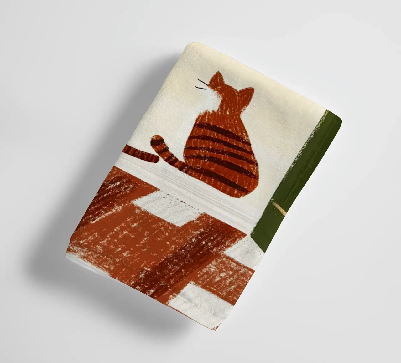 On the threshold of the beach towel by Curious Canvas
