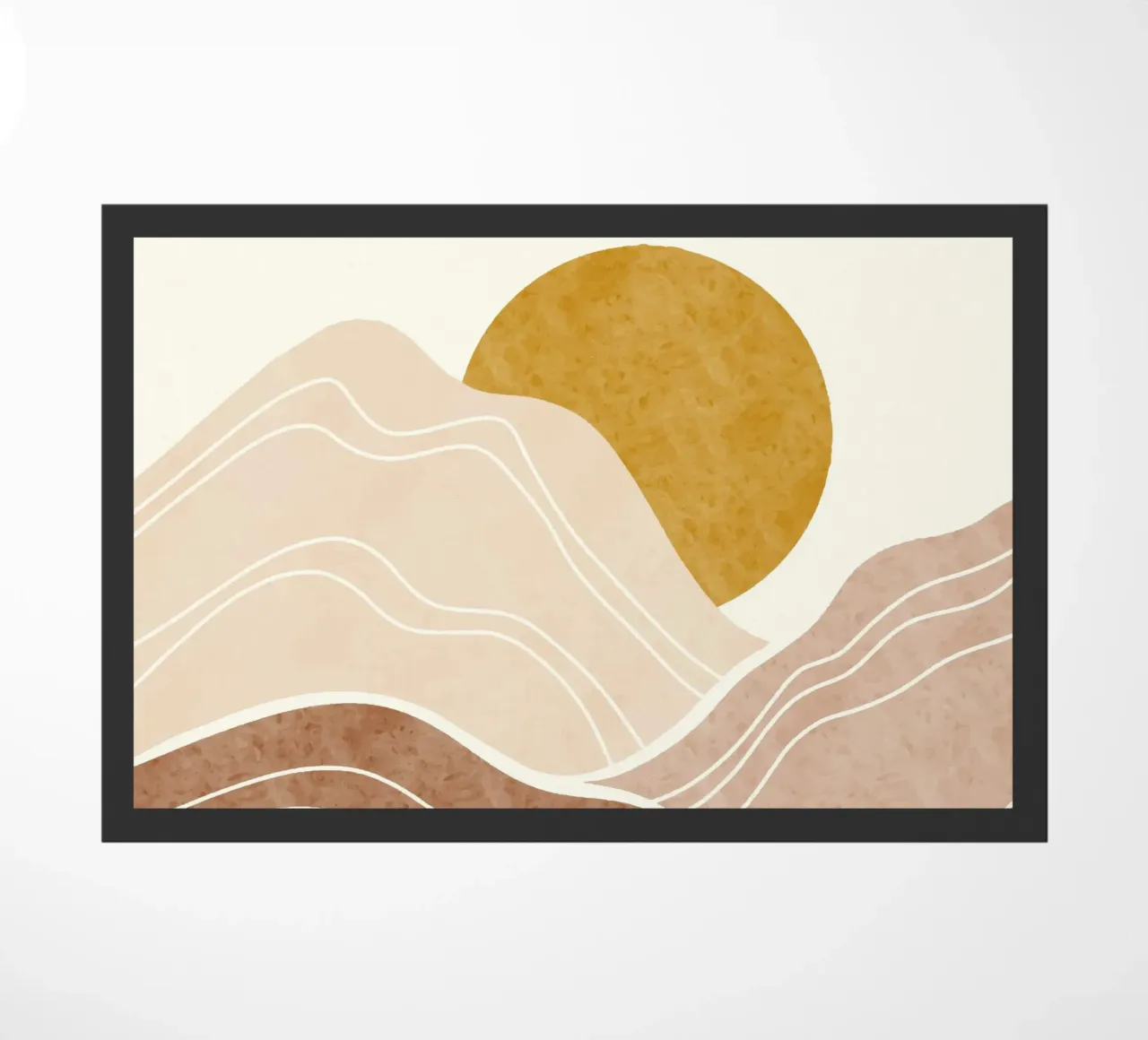 Sunset doormat by Vivi Nicolin