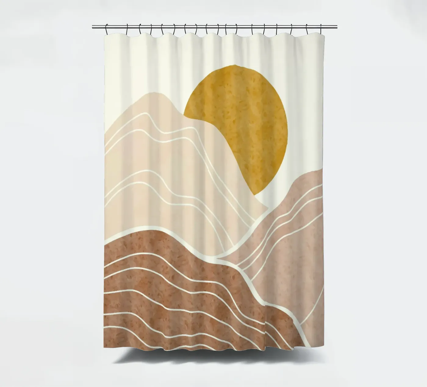 Sunset Duschvorhang von Vivi Nicolin