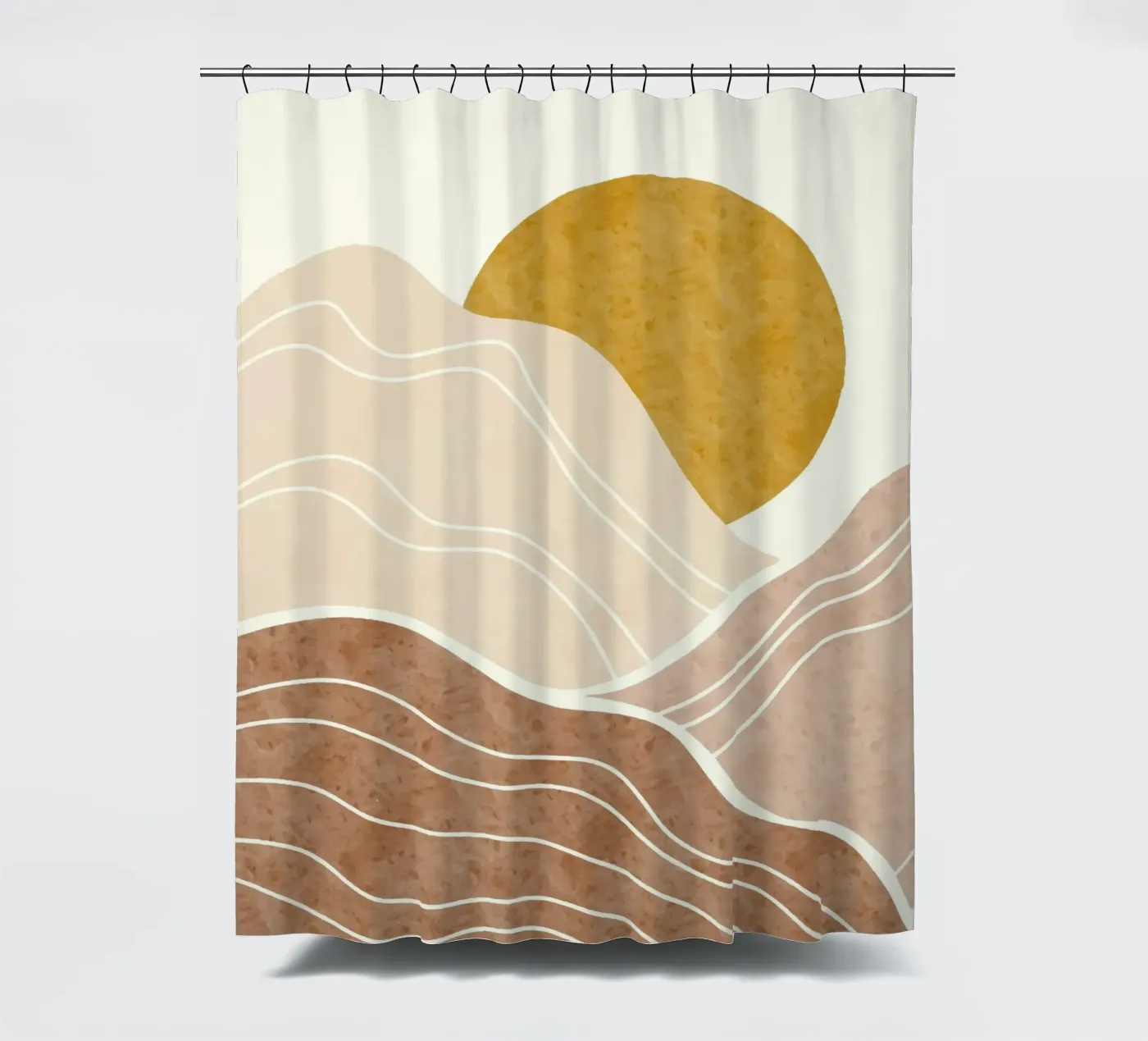 Sunset Duschvorhang von Vivi Nicolin