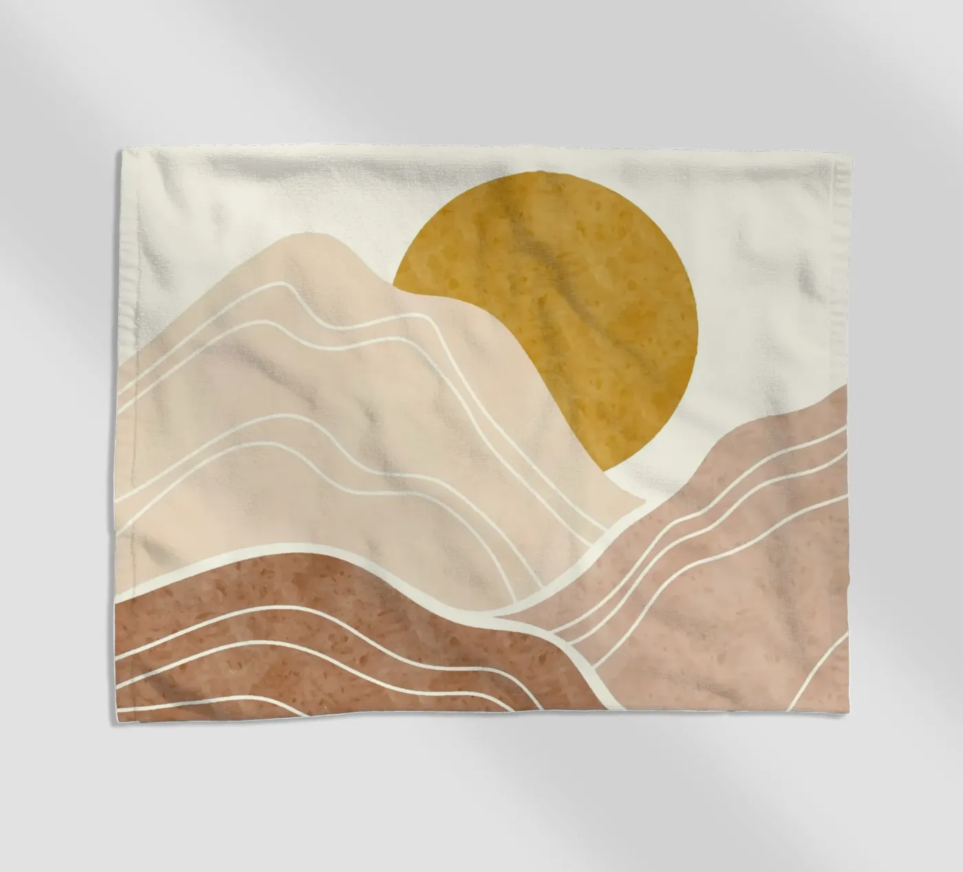 Sunset beach towel by Vivi Nicolin