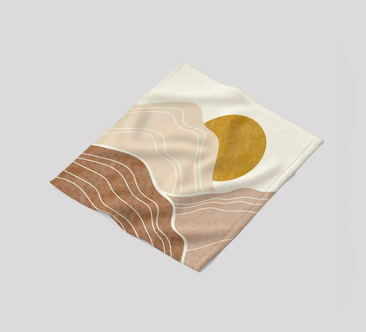 Sunset Fleecedecke von Vivi Nicolin