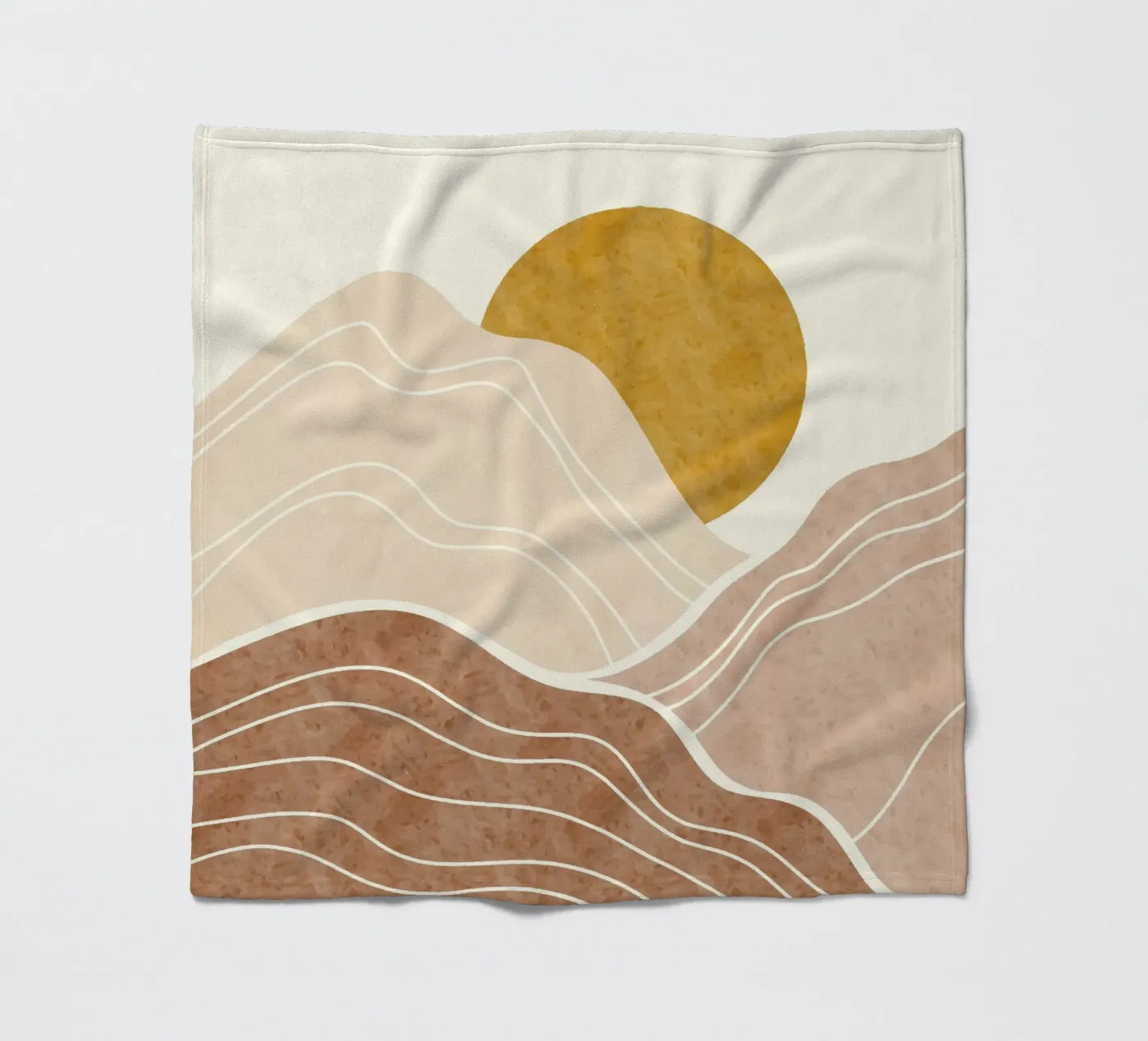 Sunset fleece blanket by Vivi Nicolin