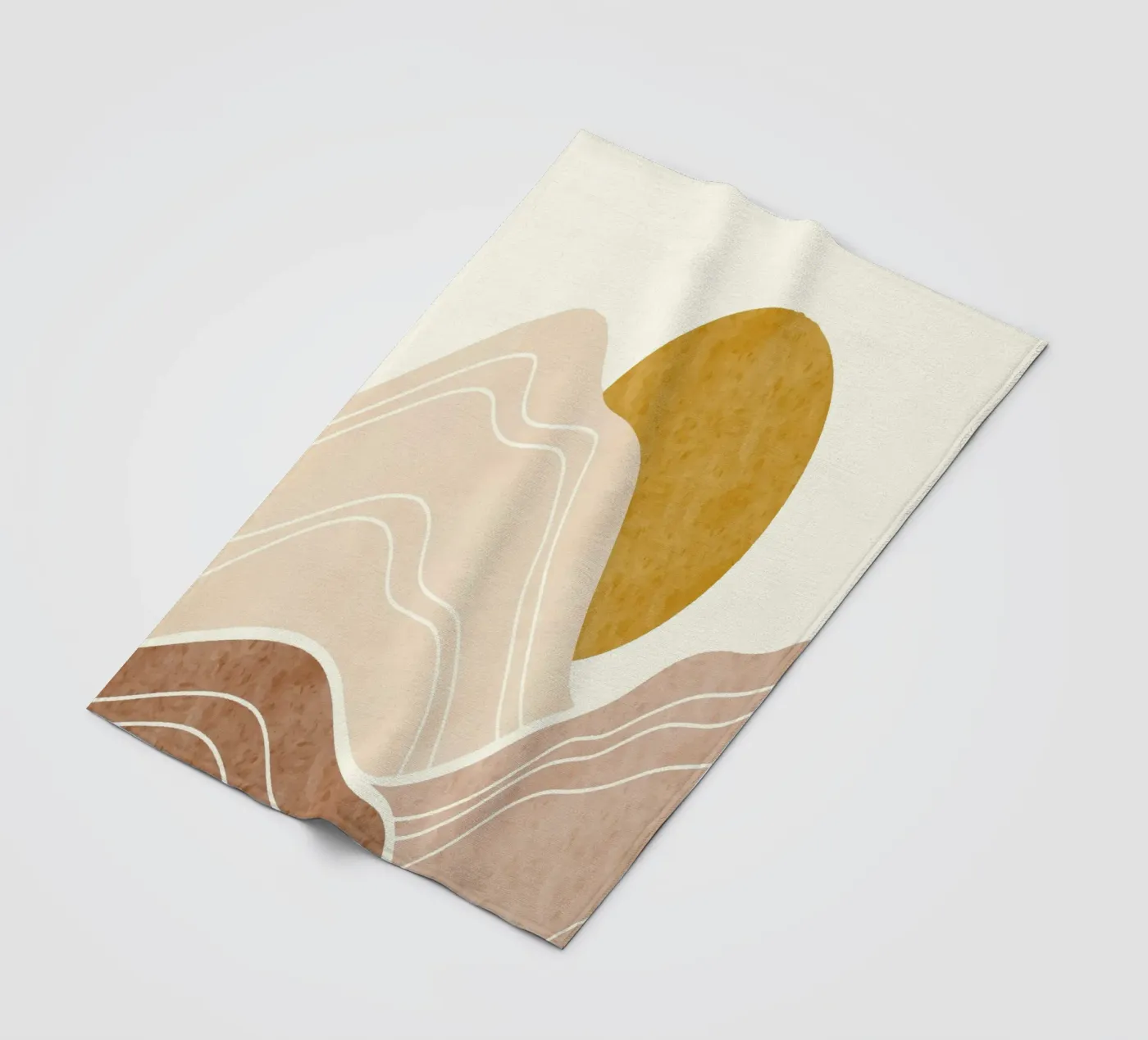 Sunset fleece blanket by Vivi Nicolin