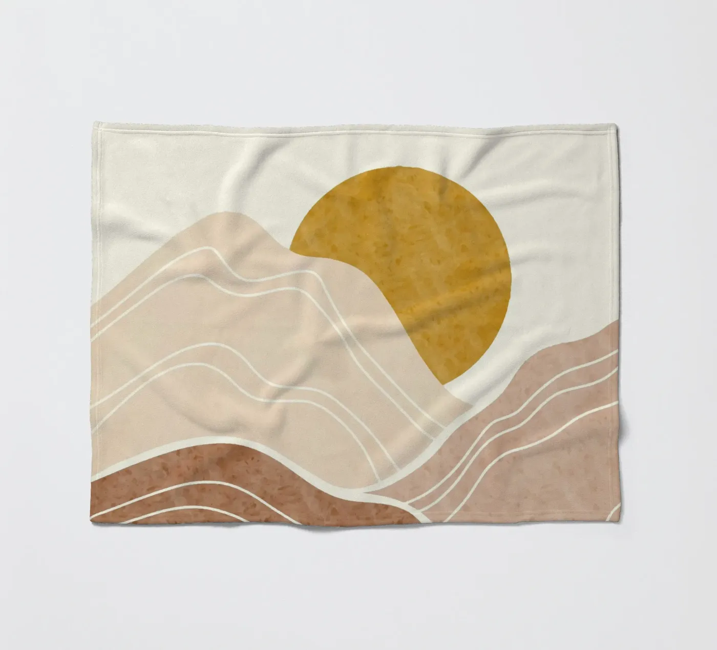 Sunset fleece blanket by Vivi Nicolin