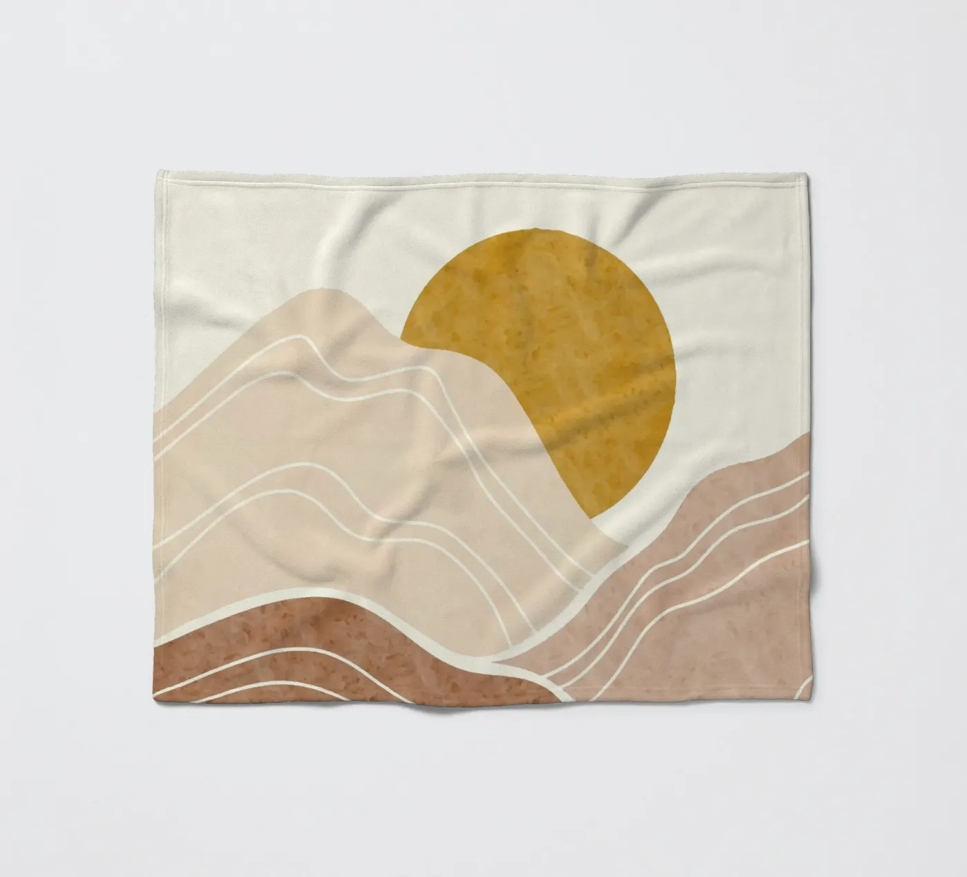 Sunset fleece blanket by Vivi Nicolin