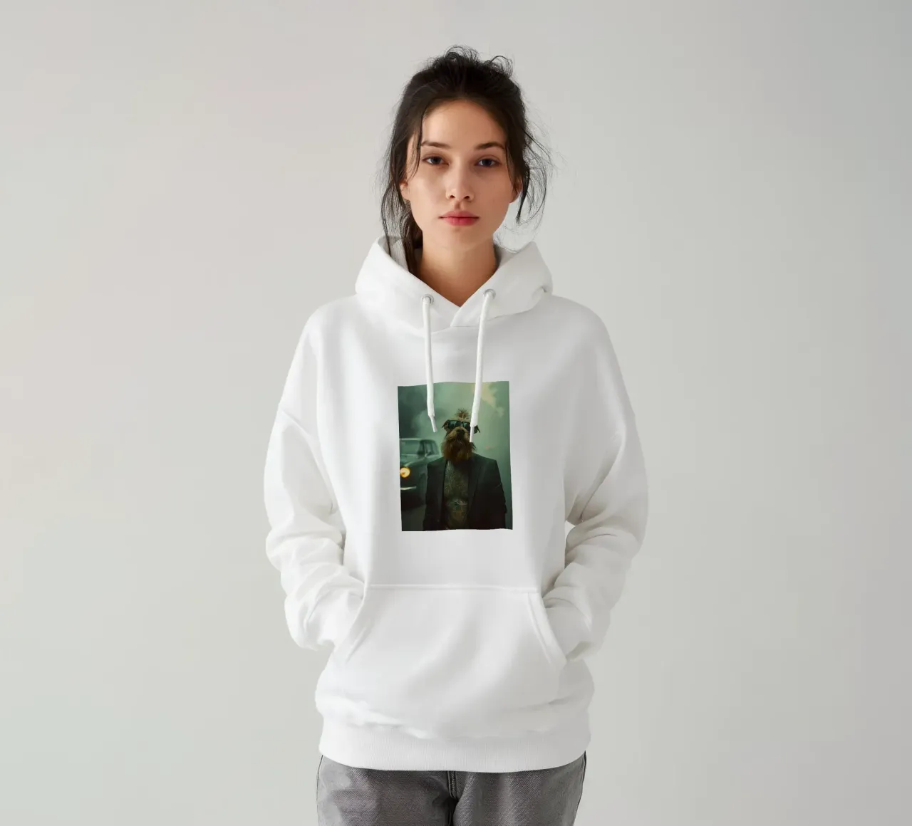 Caleb felpa con cappuccio da Affiches Chien Originales – Dogland
