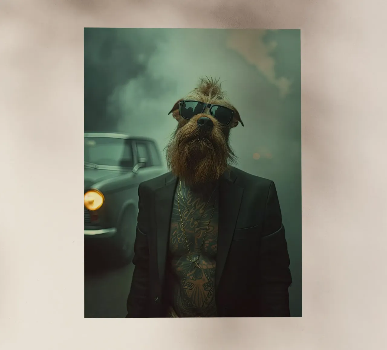 Caleb pellicola backlit da Affiches Chien Originales – Dogland