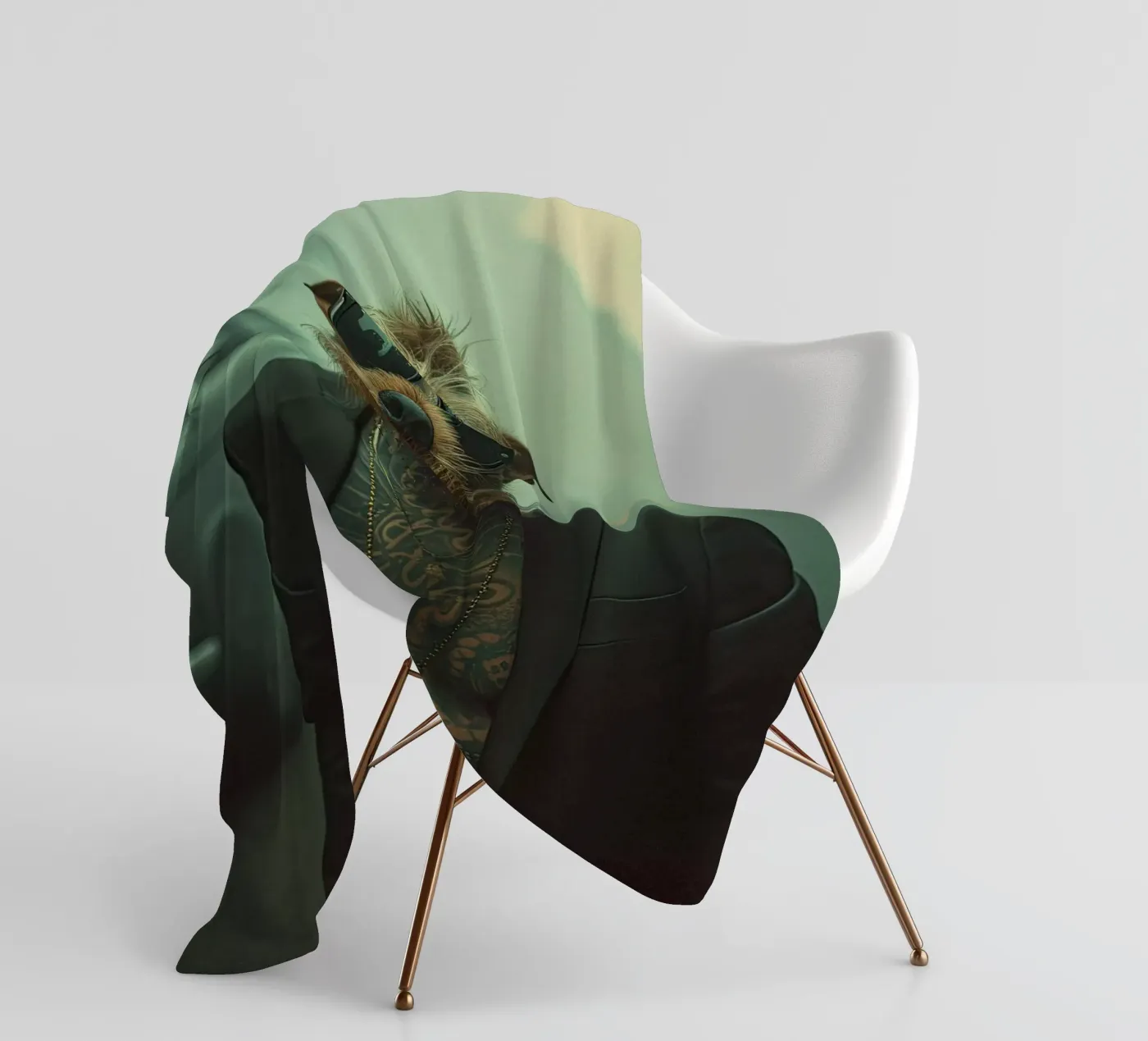 Caleb fleece blanket by Affiches Chien Originales – Dogland