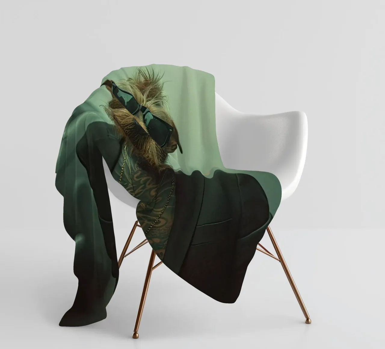 Caleb fleece blanket by Affiches Chien Originales – Dogland