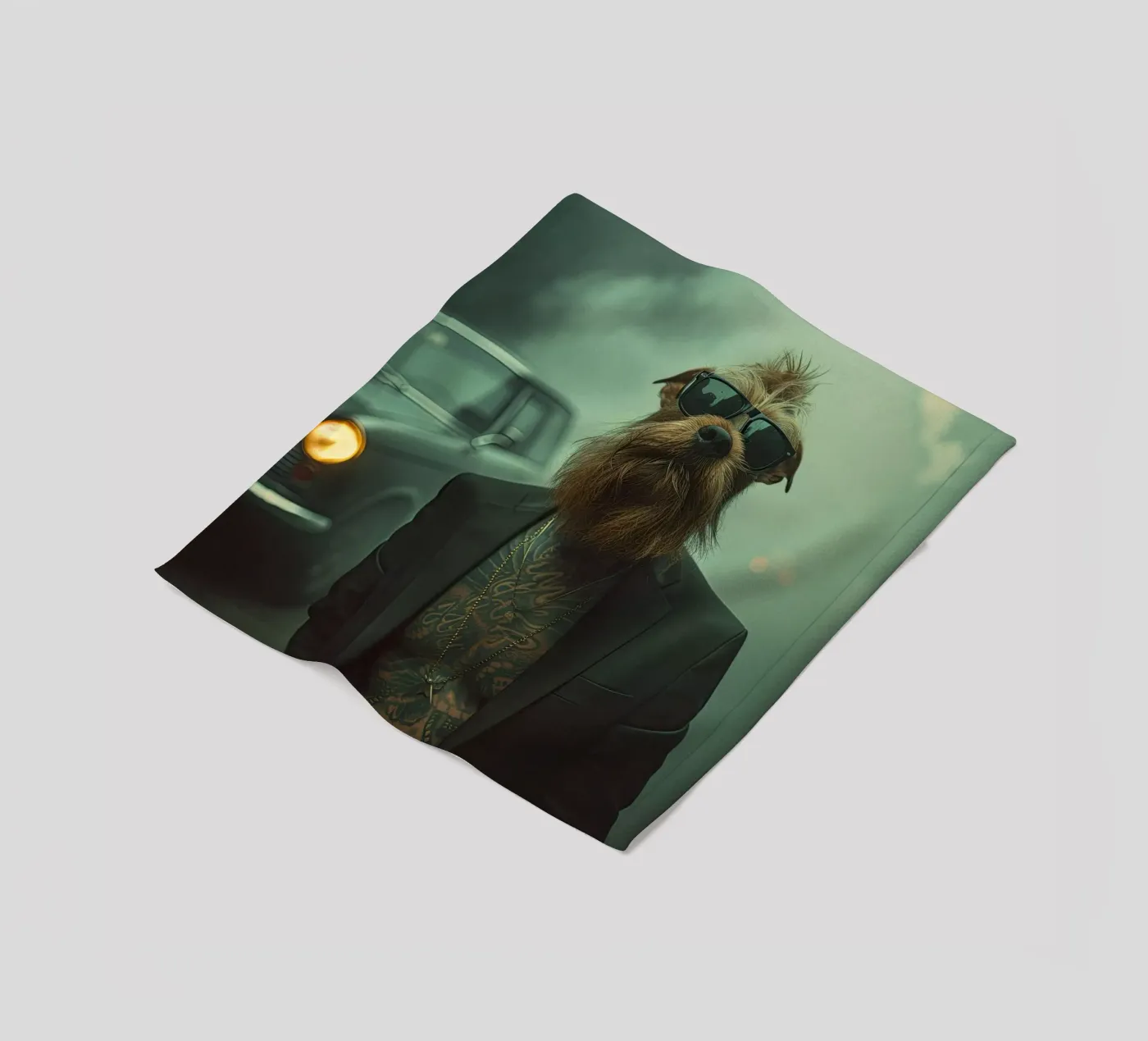 Caleb fleece blanket by Affiches Chien Originales – Dogland