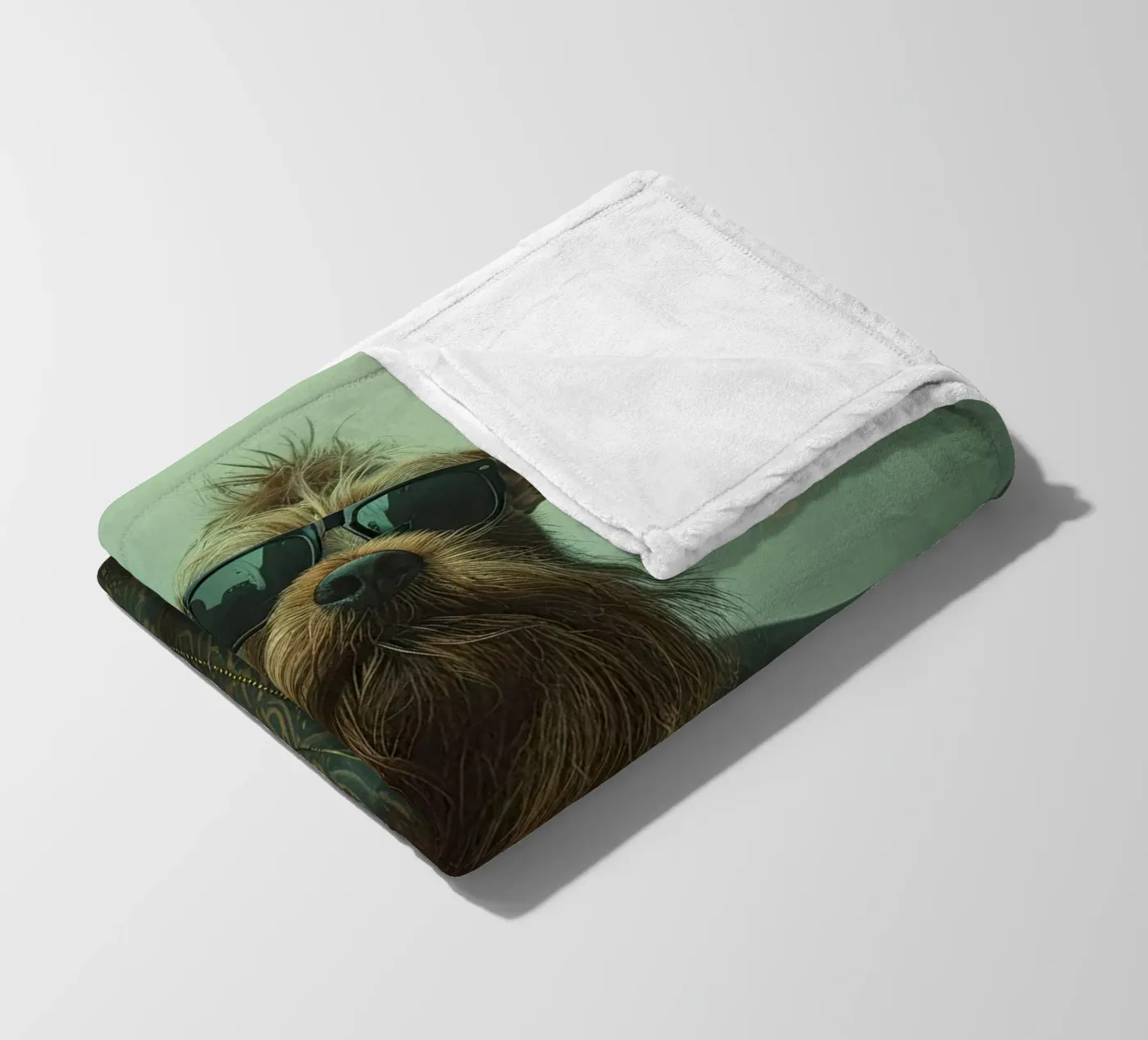 Caleb fleece blanket by Affiches Chien Originales – Dogland
