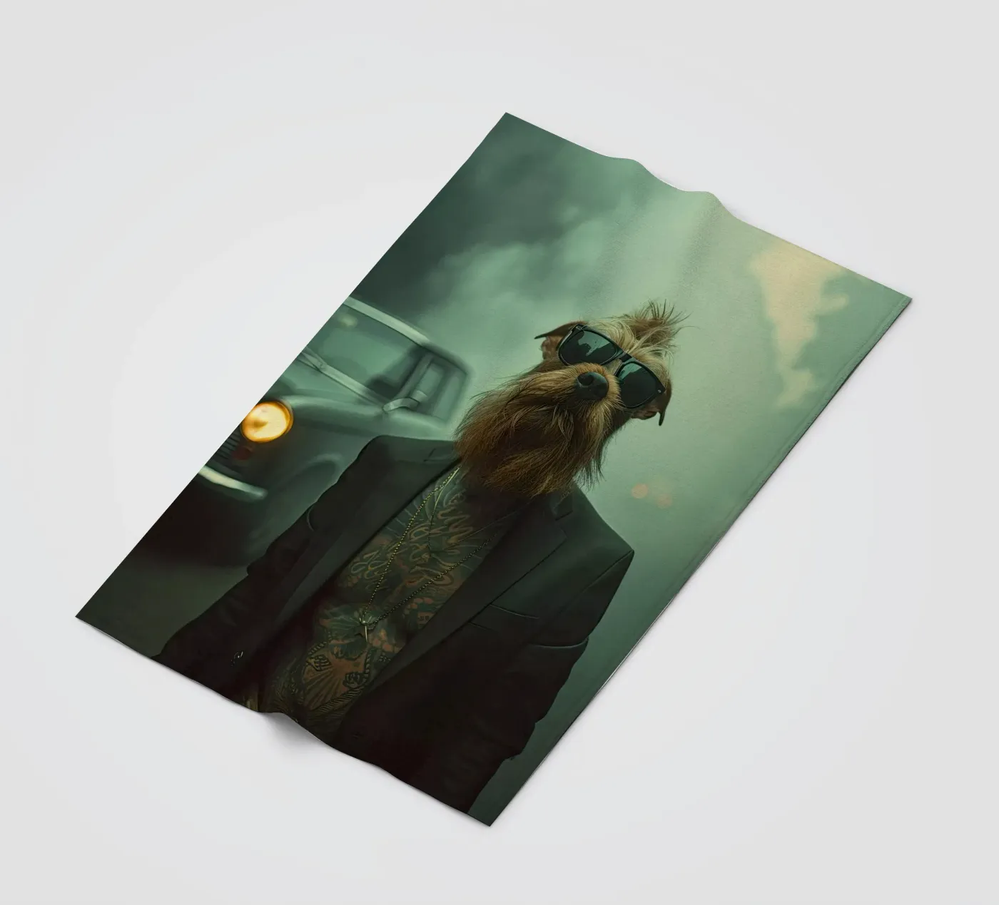 Caleb fleece blanket by Affiches Chien Originales – Dogland