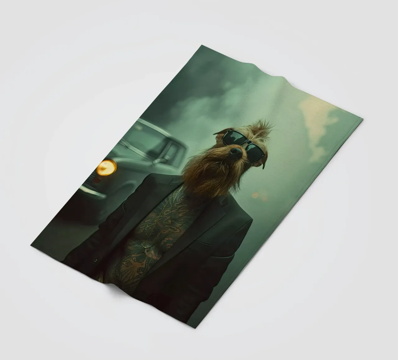 Caleb fleece blanket by Affiches Chien Originales – Dogland