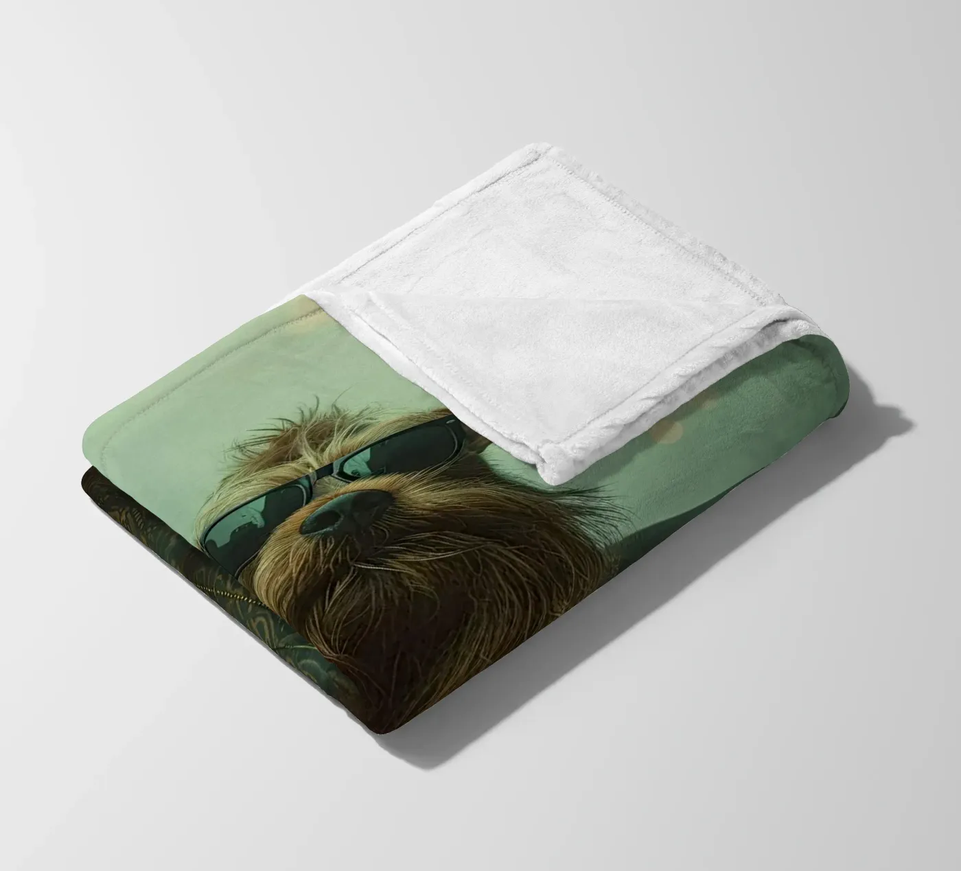 Caleb fleece blanket by Affiches Chien Originales – Dogland