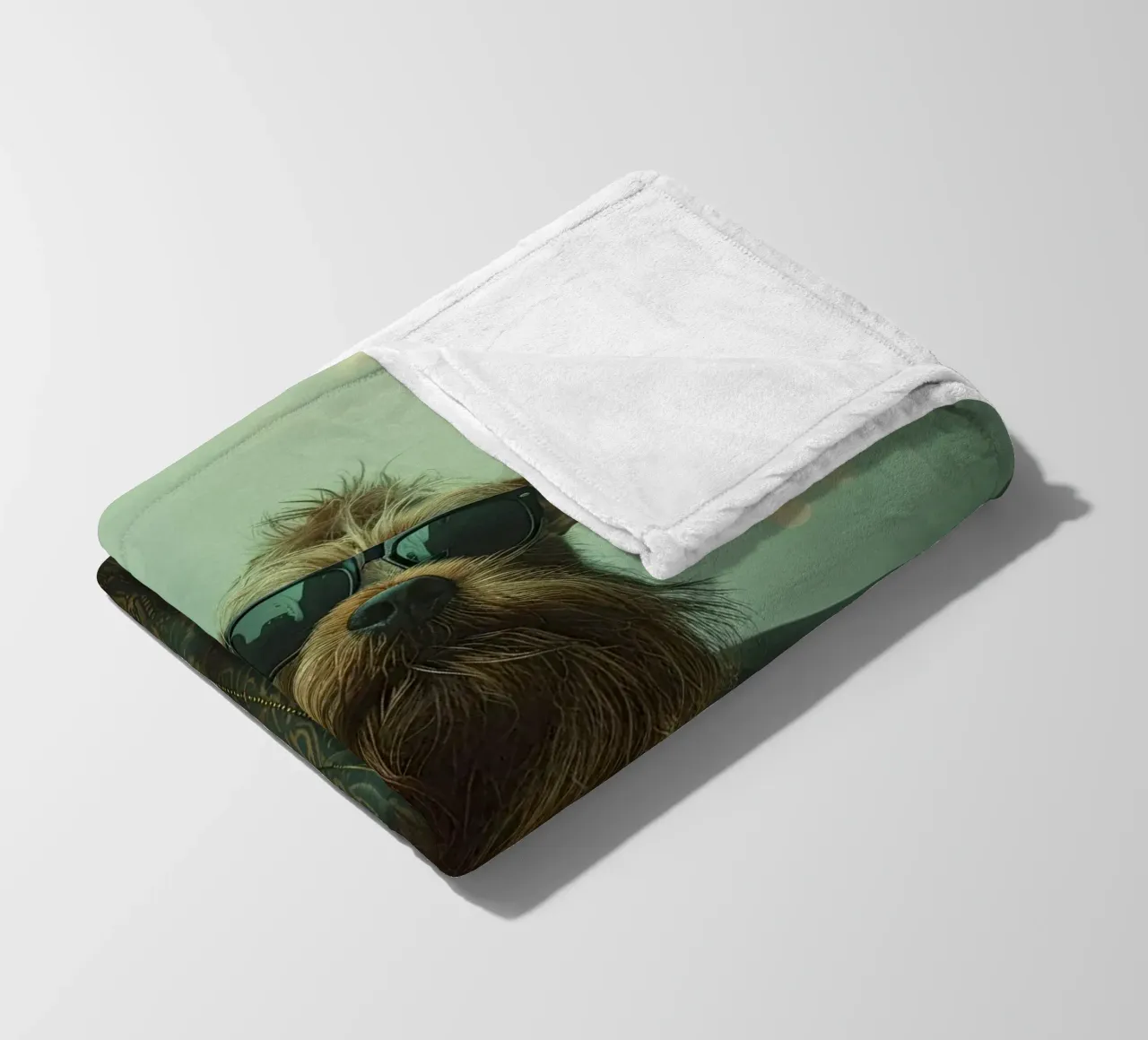Caleb fleece blanket by Affiches Chien Originales – Dogland