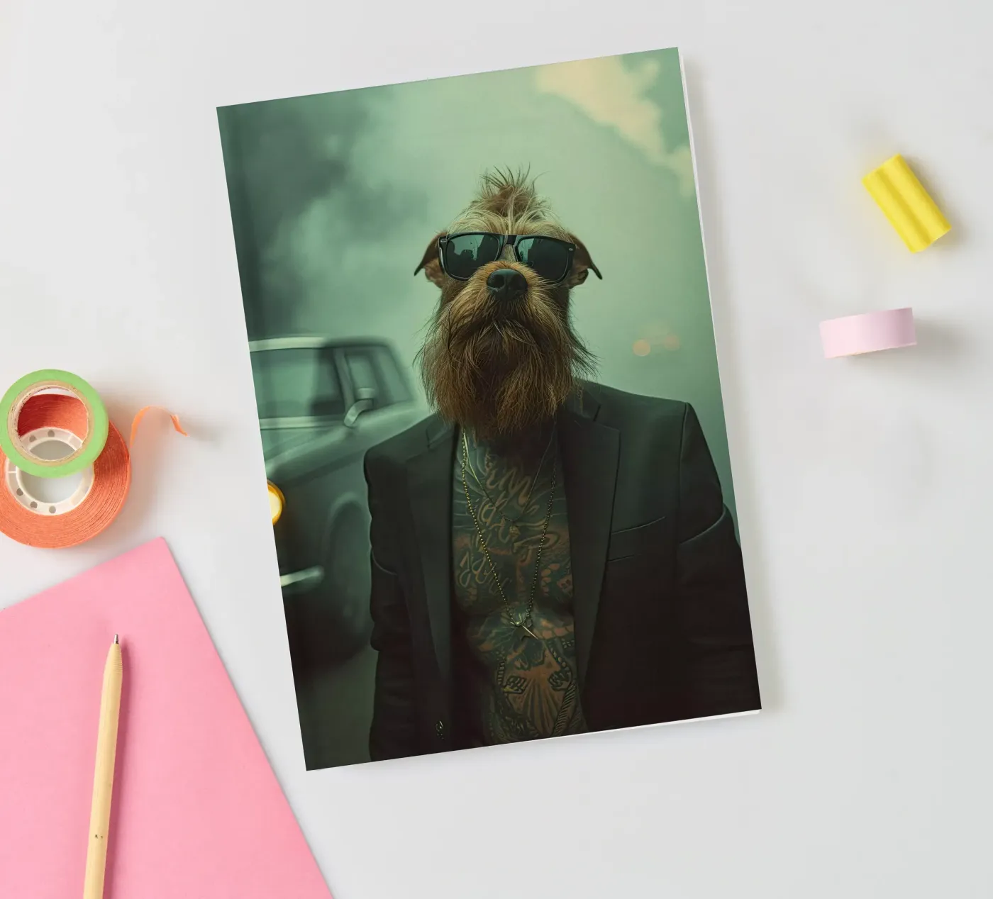 Caleb notebook by Affiches Chien Originales – Dogland