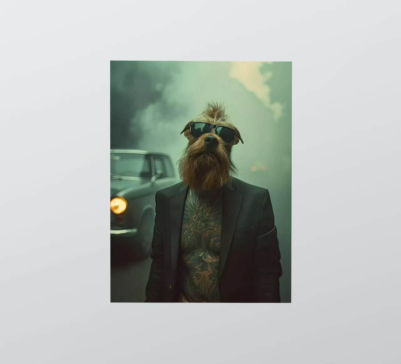 Caleb sticker van Affiches Chien Originales – Dogland