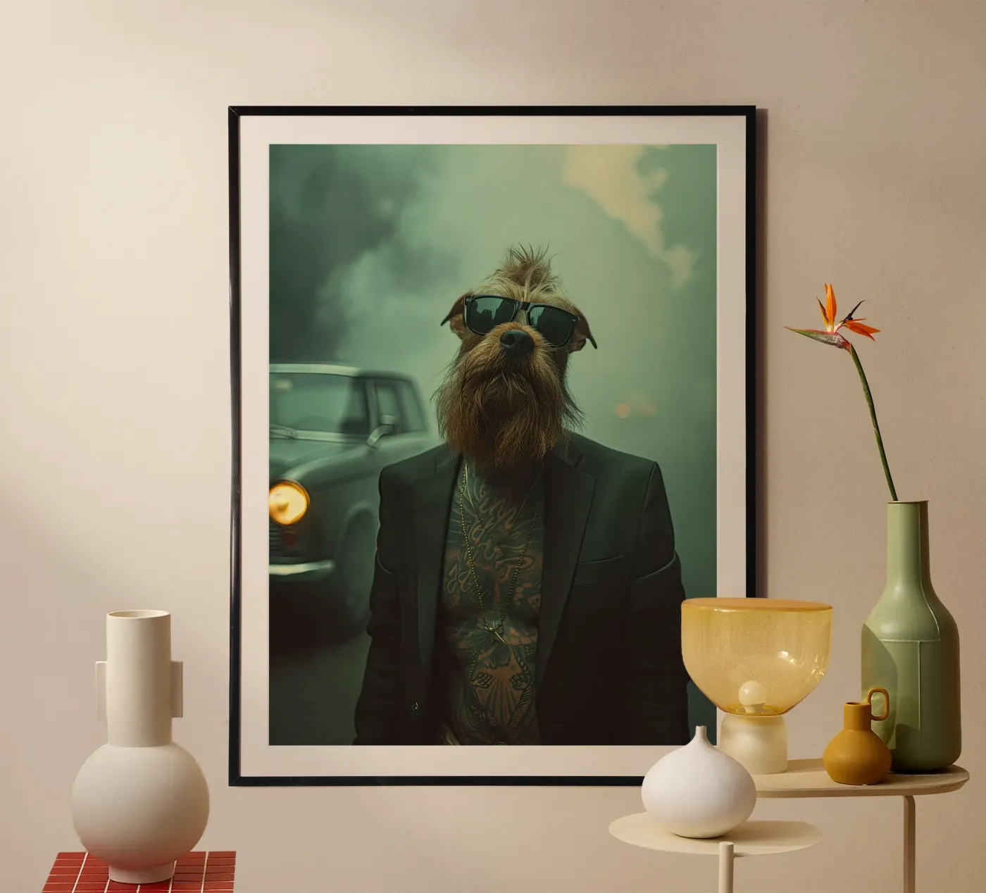 Caleb Poster von Affiches Chien Originales – Dogland