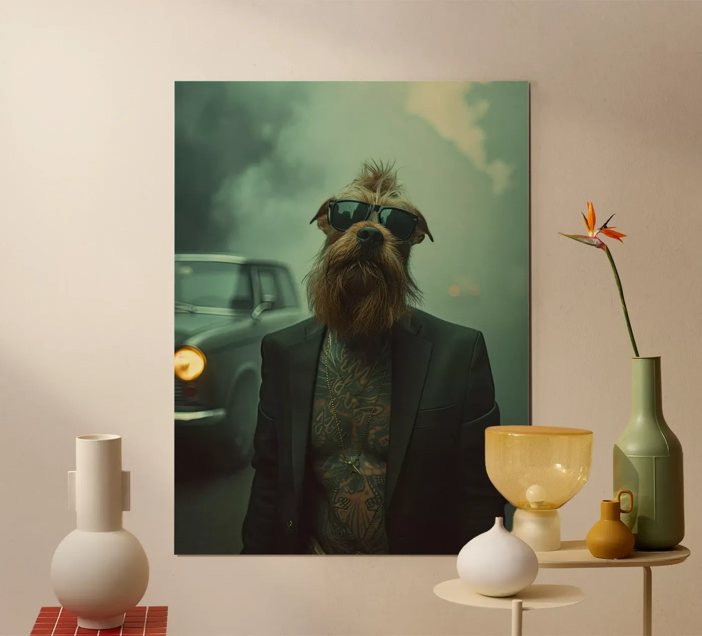 Caleb Poster von Affiches Chien Originales – Dogland
