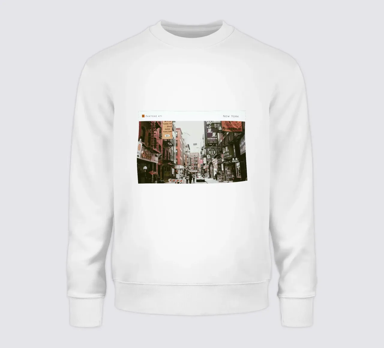 New York Pantone 471 sweatshirt by In Full Color