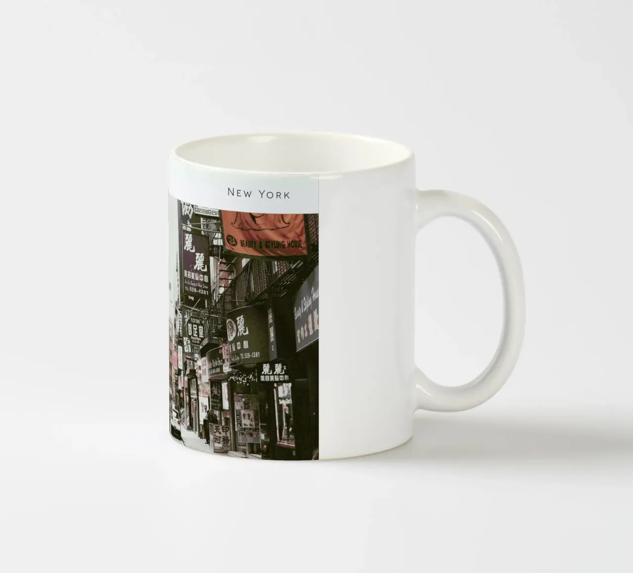 New York Pantone 471 ceramic mug by In Full Color