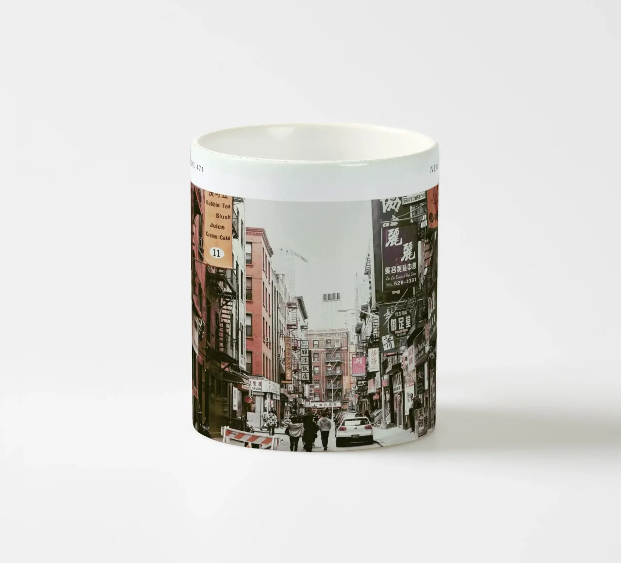 New York Pantone 471 ceramic mug by In Full Color