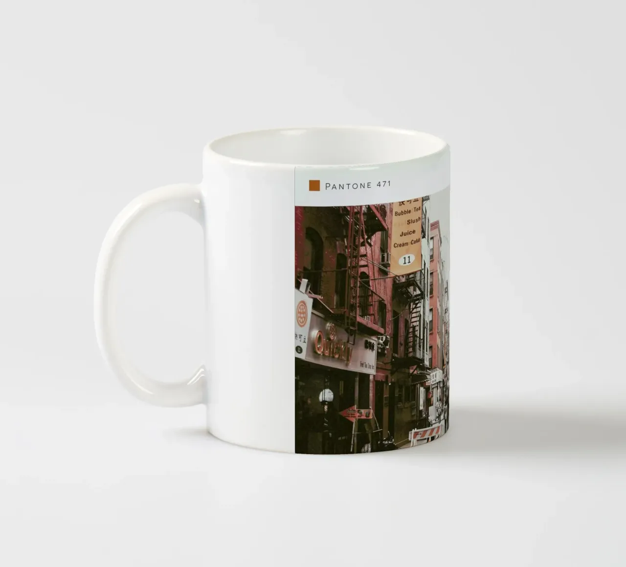 New York Pantone 471 ceramic mug by In Full Color