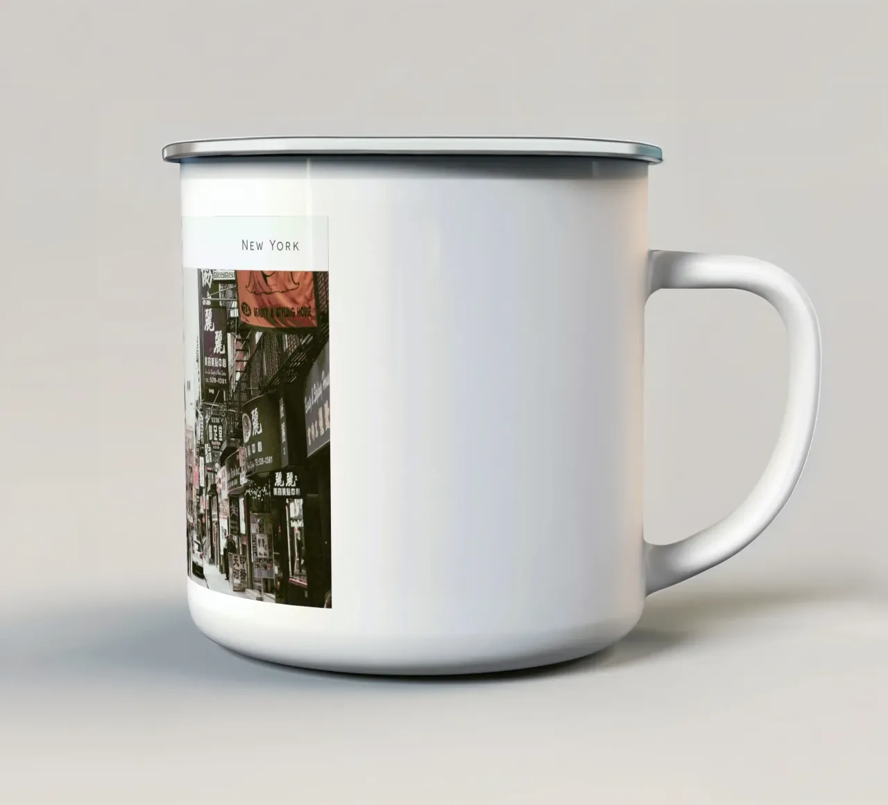 New York Pantone 471 tazza in smalto da In Full Color