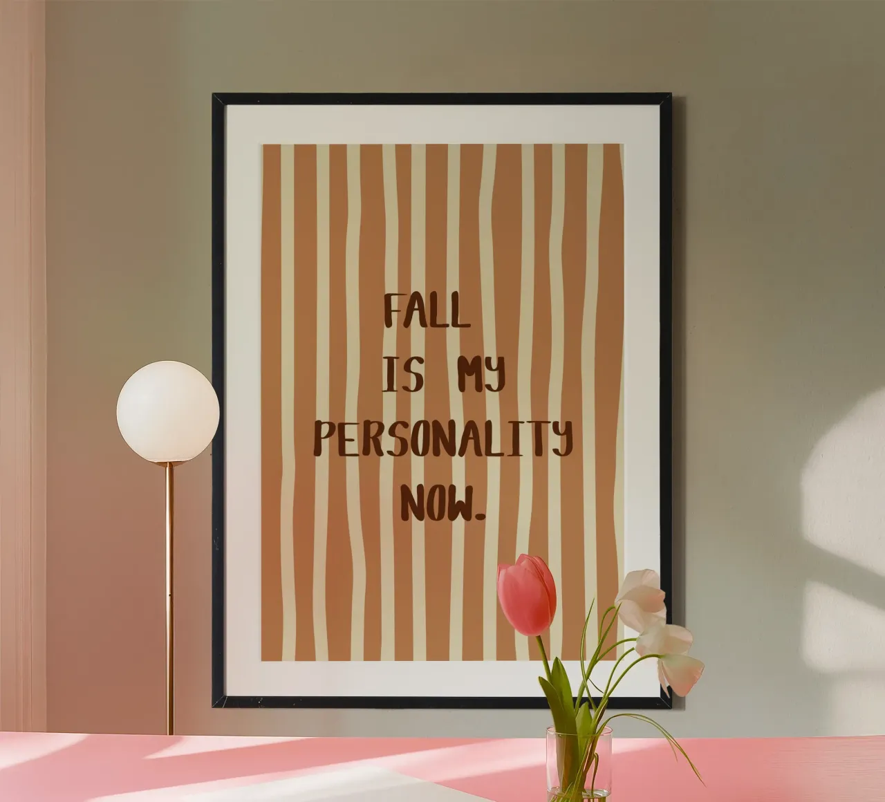L'autunno è la mia personalità ora Arte murale umoristica poster da vintagepod