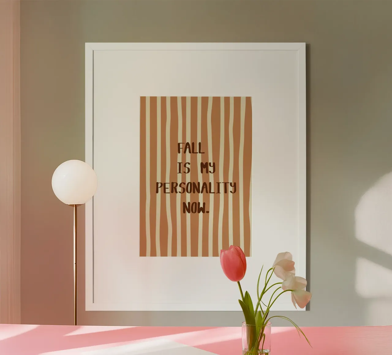 L'autunno è la mia personalità ora Arte murale umoristica poster da vintagepod
