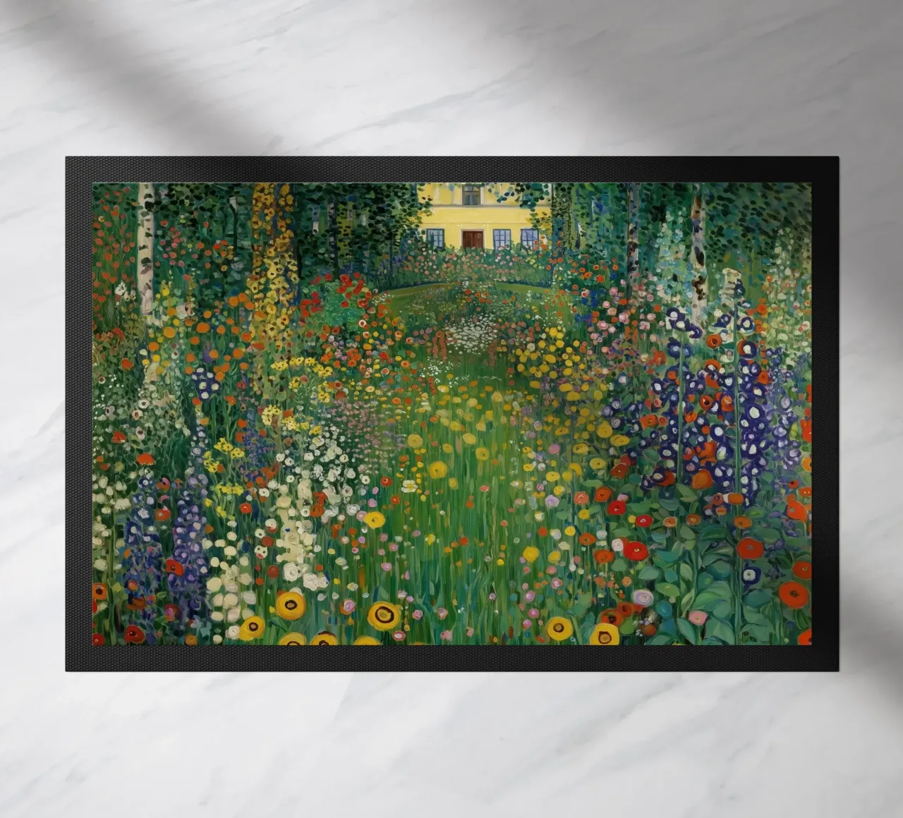Flower Garden doormat by Art Center
