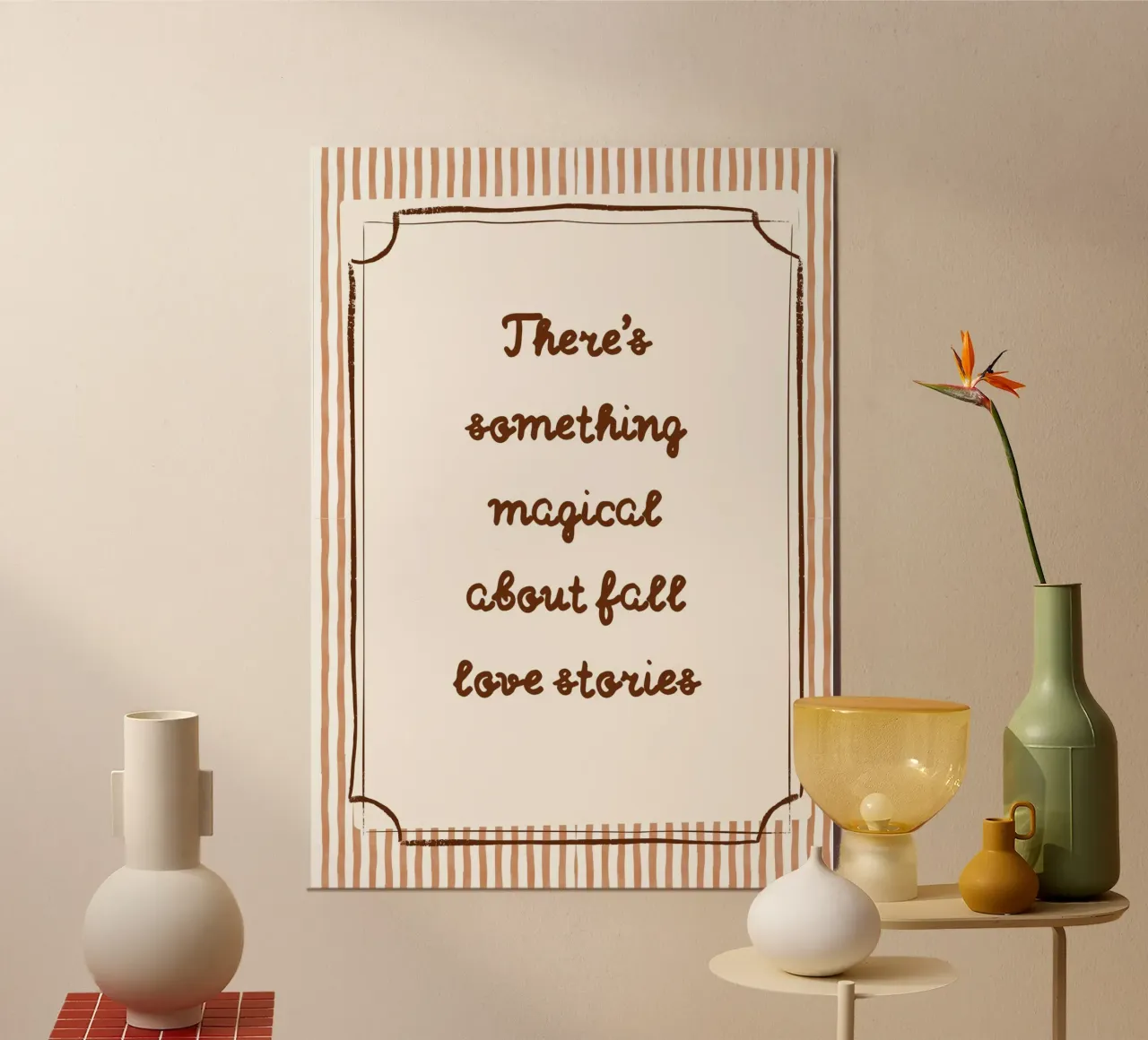 Magico Autunno Storie d'amore Autunno Stampa di citazioni poster da vintagepod