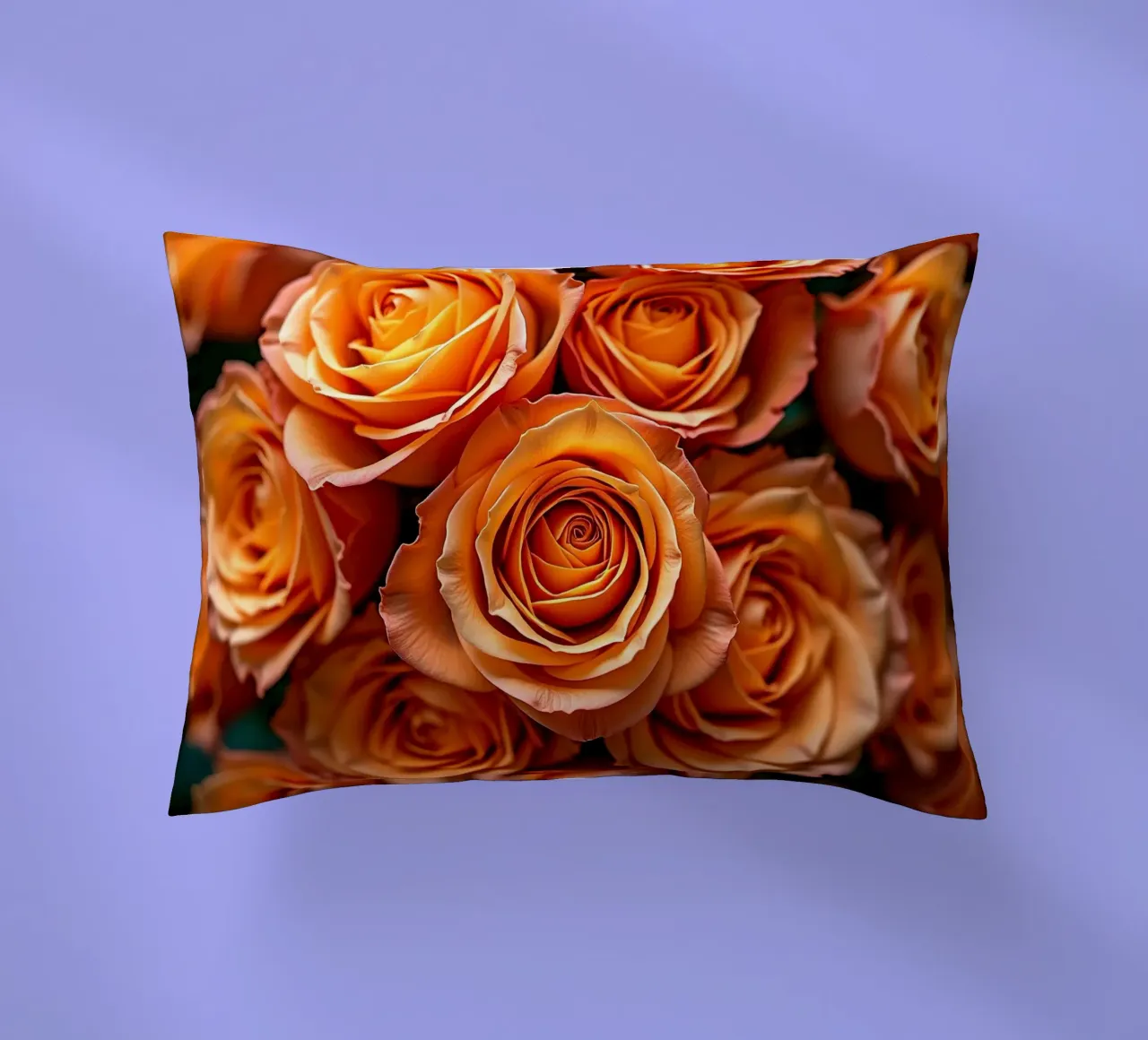 Rose_arancio cuscino da Farb- und Blütenzauber by LK