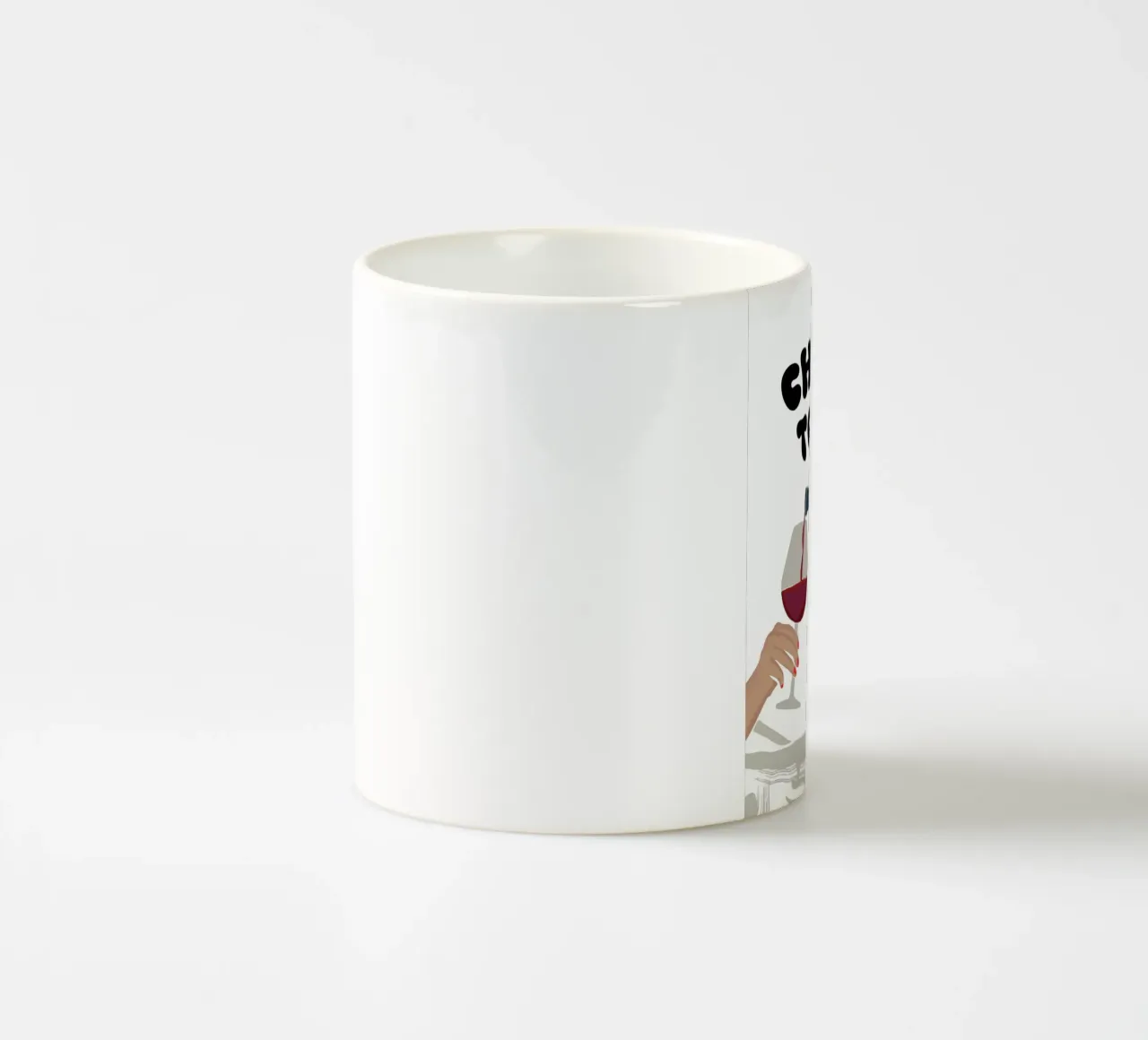 Cheers to me! tazza in ceramica da XOXO Arte delicious