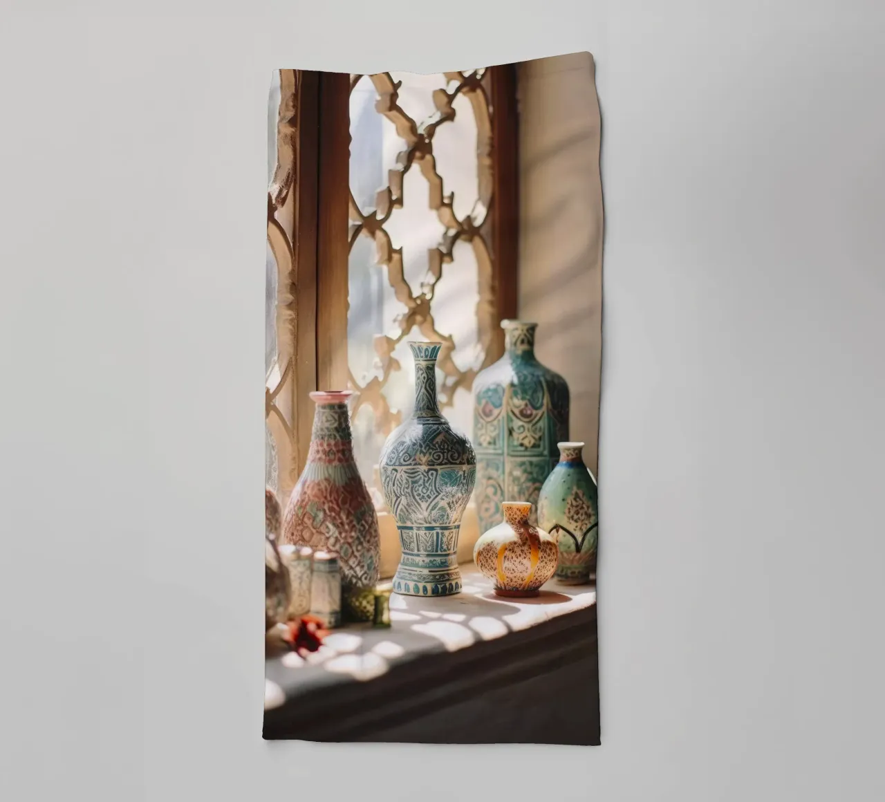 Moroccan Still Life No 8 asciugamano da bagno da treechild