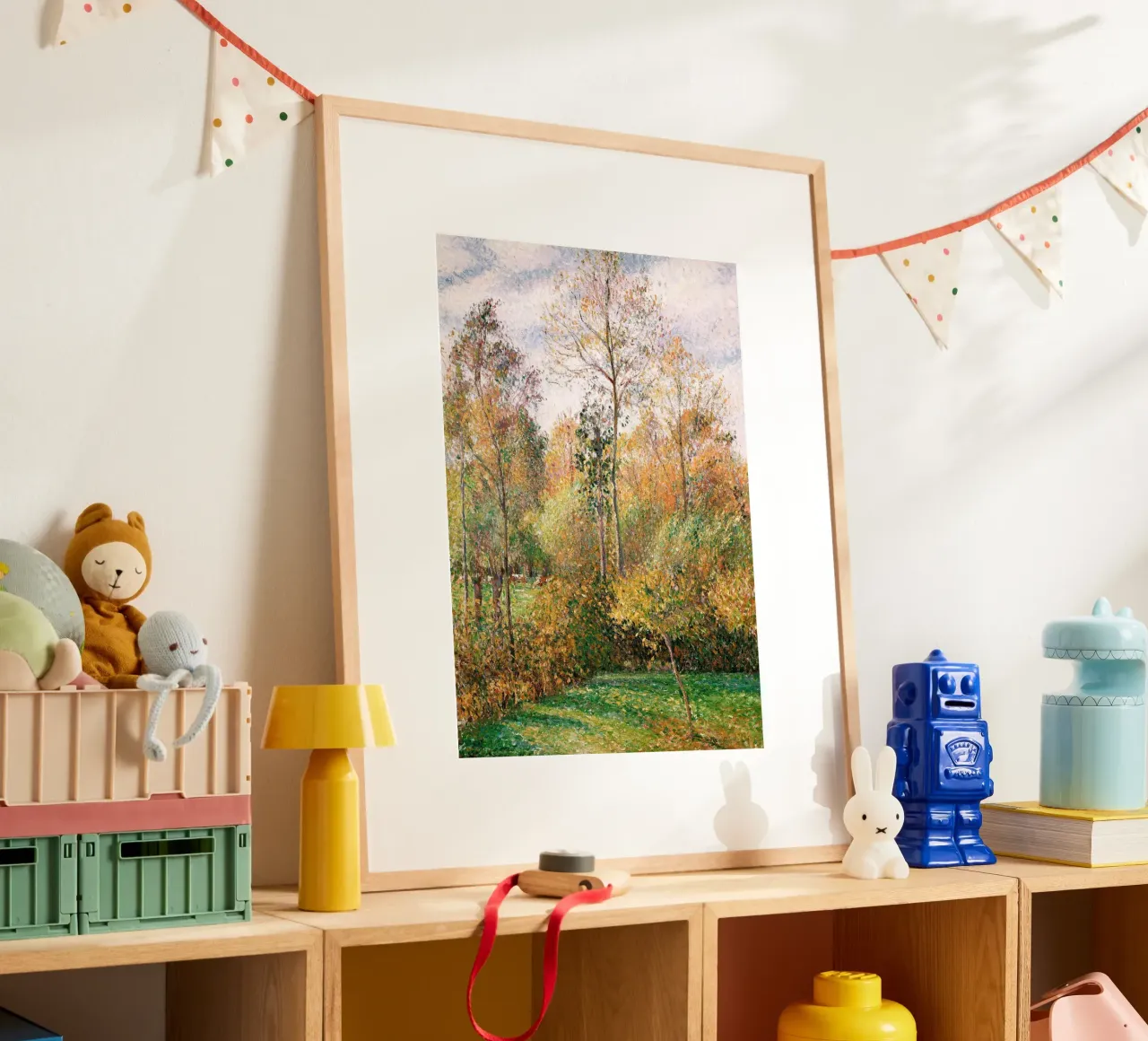 Camille Pissarro Alberi d'autunno - Paesaggio impressionista Post poster da vintagepod