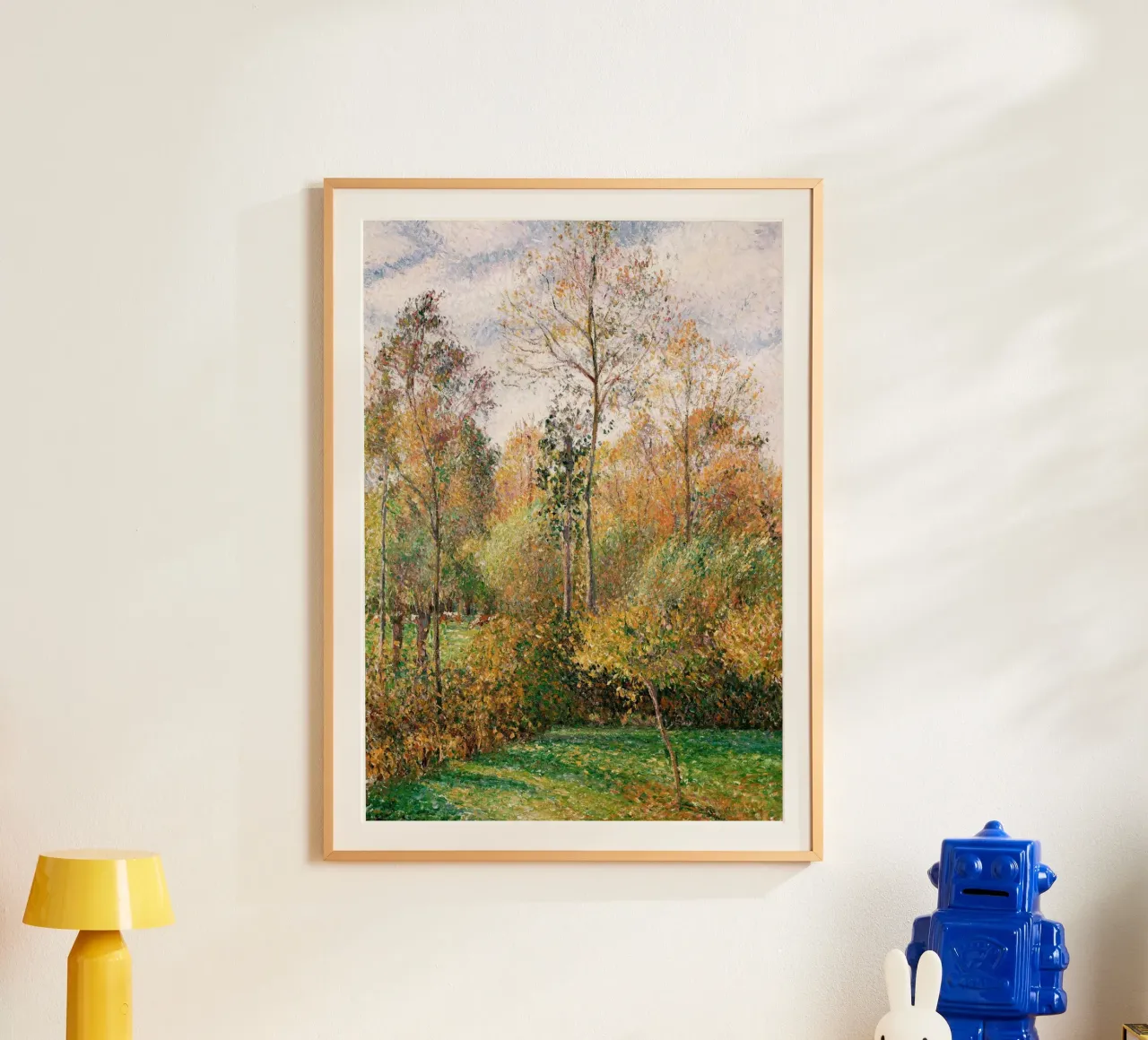 Camille Pissarro Alberi d'autunno - Paesaggio impressionista Post poster da vintagepod
