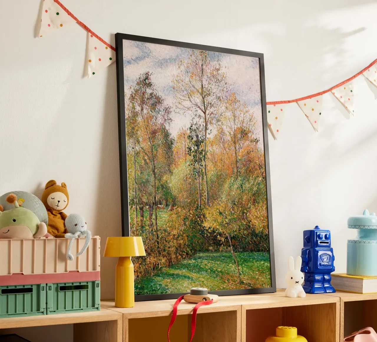 Camille Pissarro Alberi d'autunno - Paesaggio impressionista Post poster da vintagepod